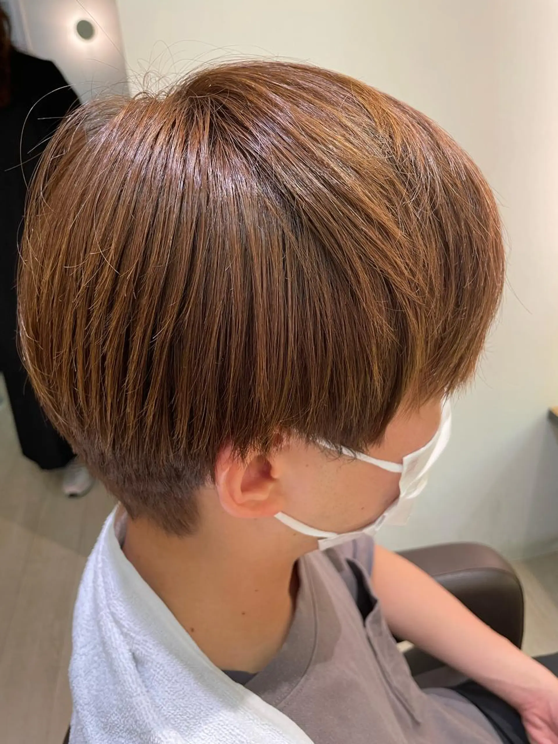 カラー ブラウンカラー メンズカット募集 草野のヘアスタイル