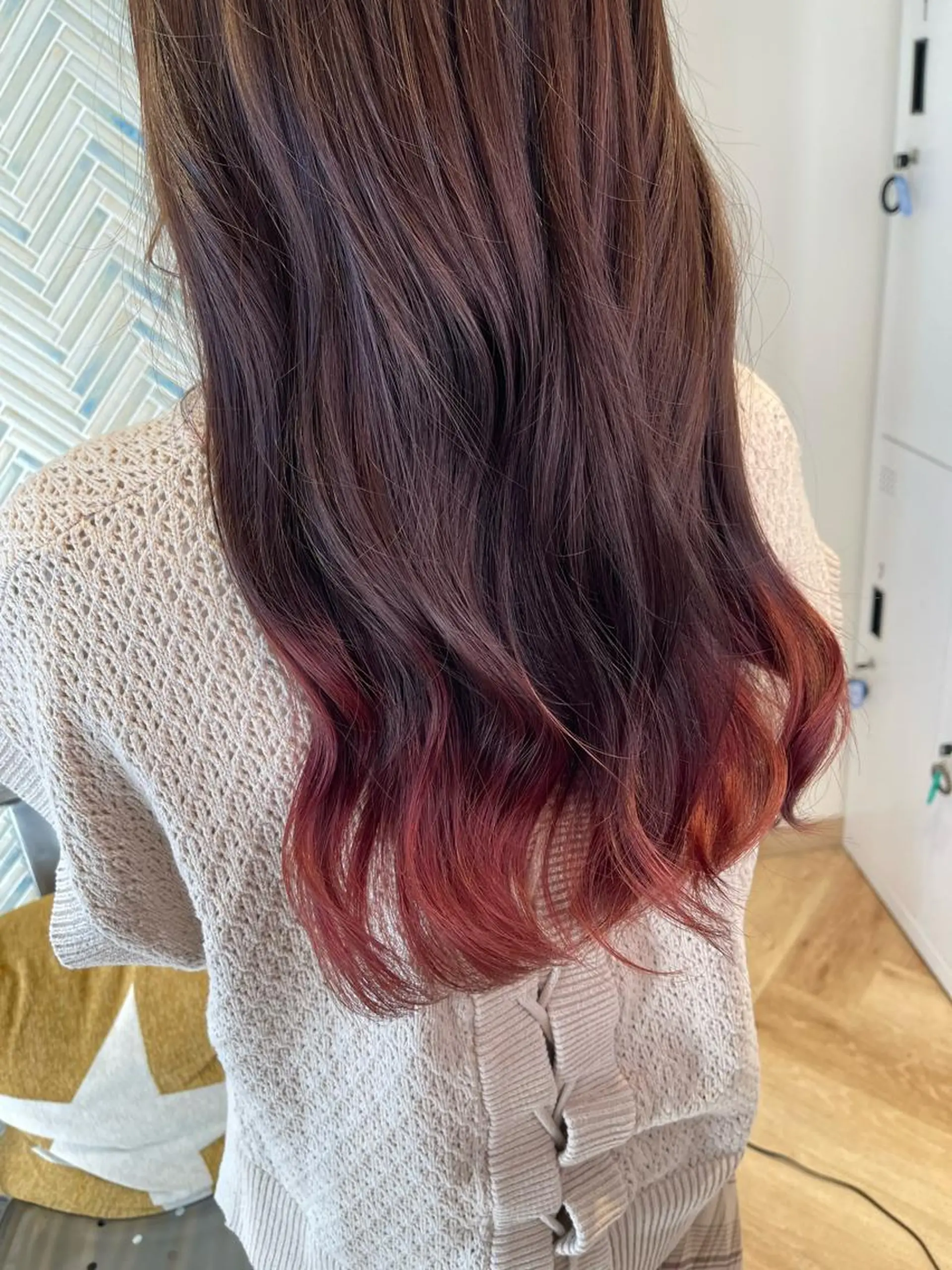 ロング 鈴村緋女／ヘアセット ／耳ツボジュエリーのヘアスタイル