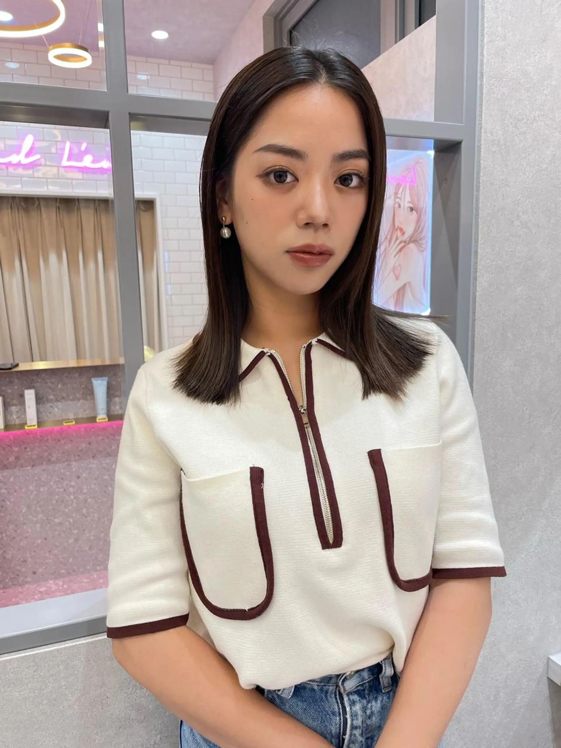 ミディアム ヘアカラー トリートメント Lond  mare 🦋ayana🦋のヘアスタイル