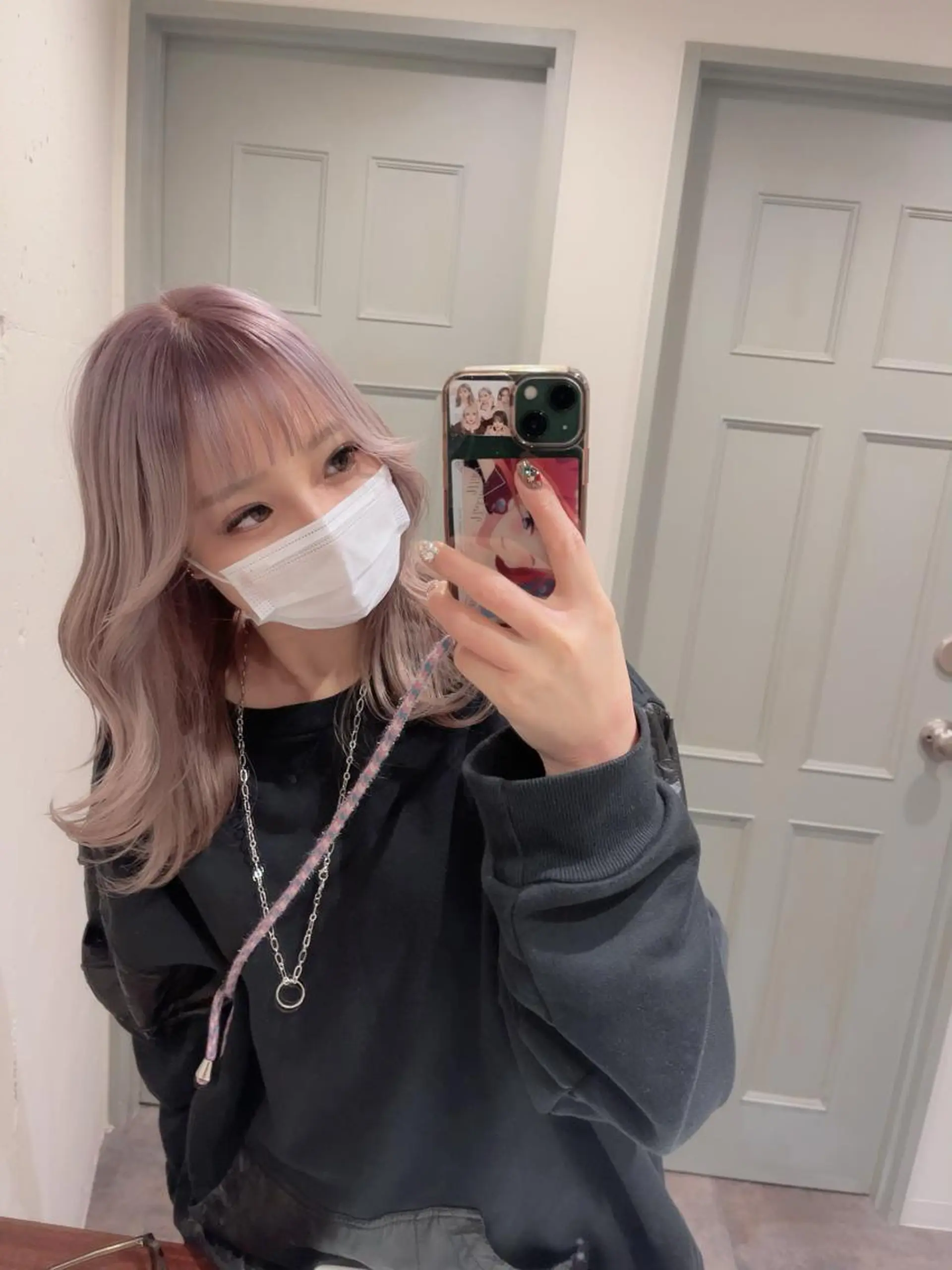 ミディアム カラー カット ヘアカラー 310【サンイチマル】所属・透明感ハイトーン🦄 キラ🌈のヘアスタイル