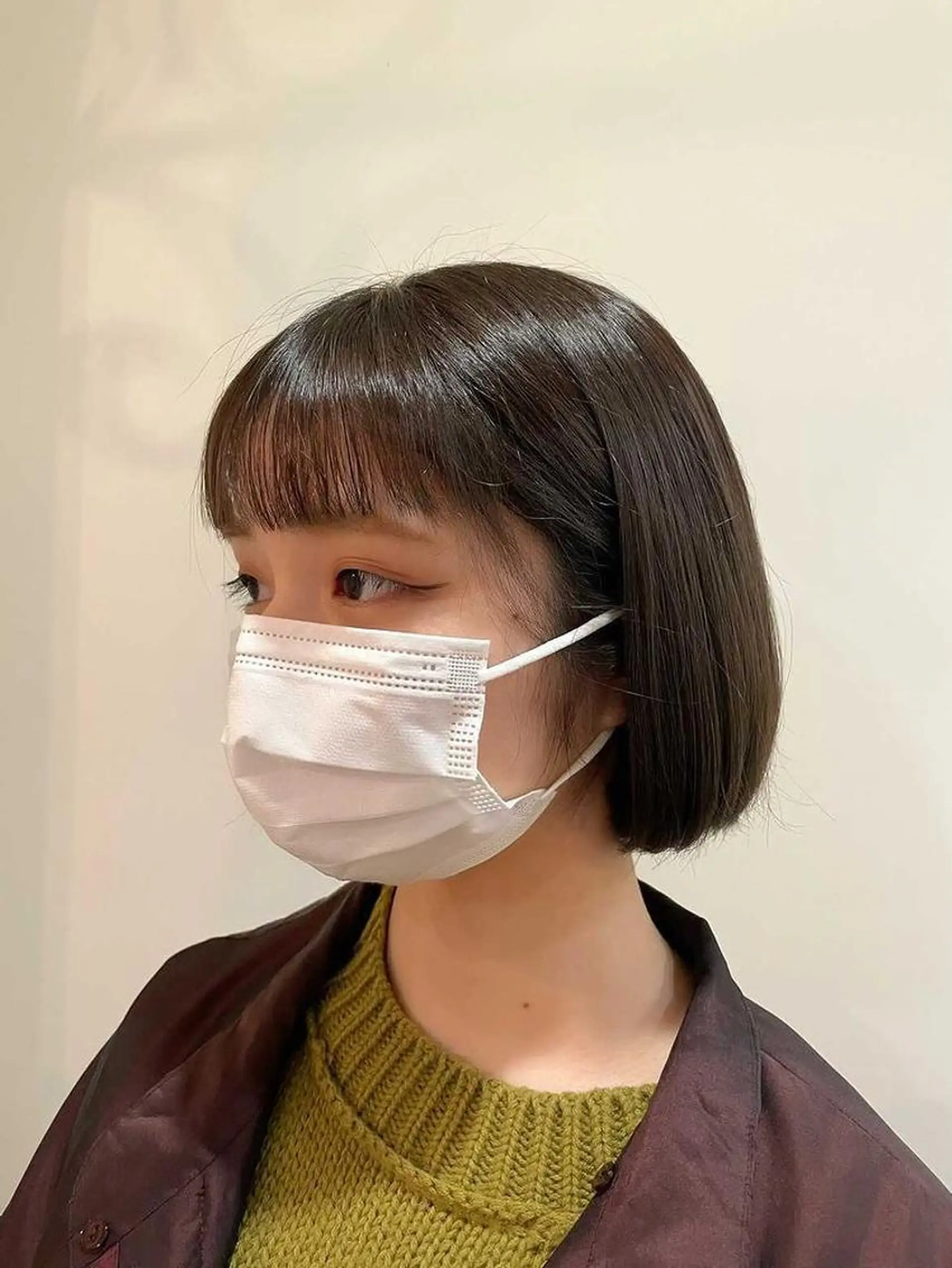 ショート カラー アッシュ ベージュカラー ショート/パーマ/ カラー/FUKOのヘアスタイル