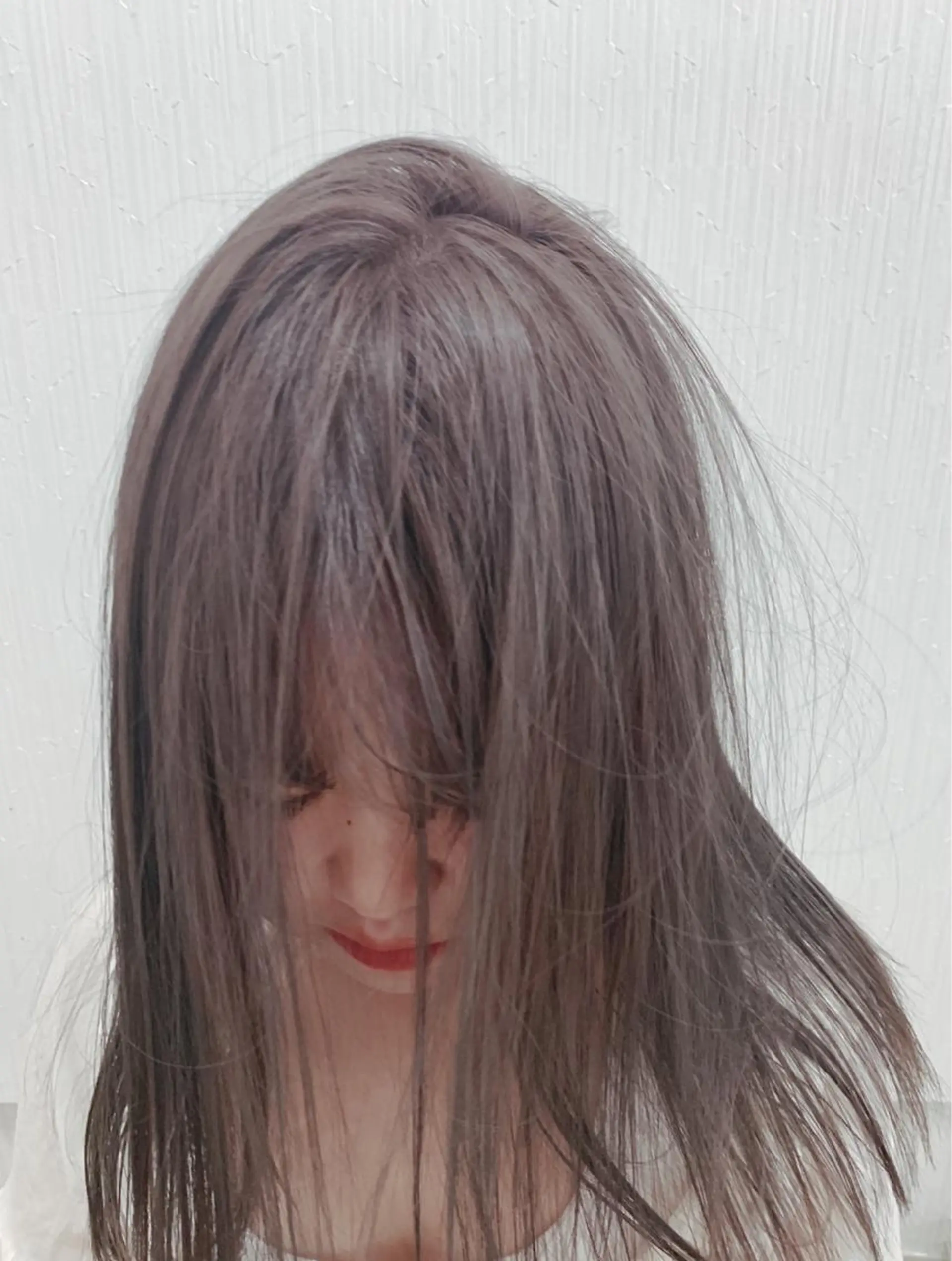 セミロング カラー レイヤーカットモデル 募集/藤原一真のヘアスタイル