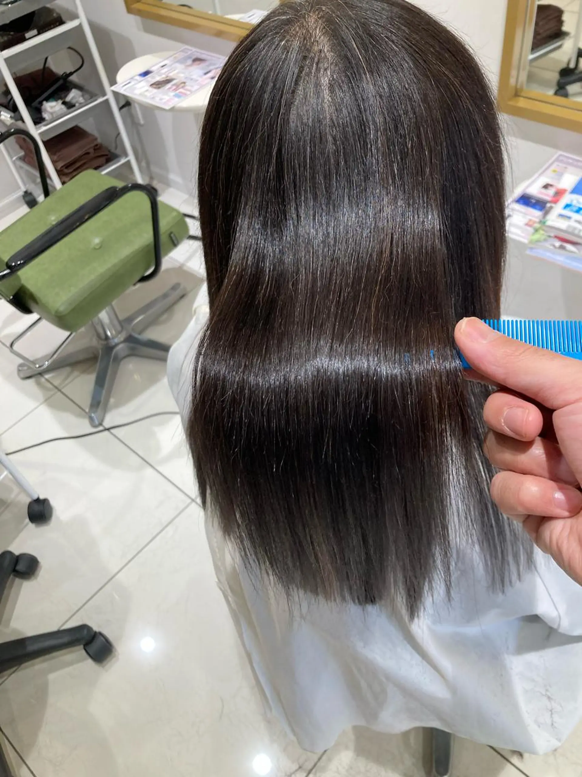 ロング カット 縮毛矯正 トリートメント 落合孝臣/新潟駅南 /髪質改善のヘアスタイル