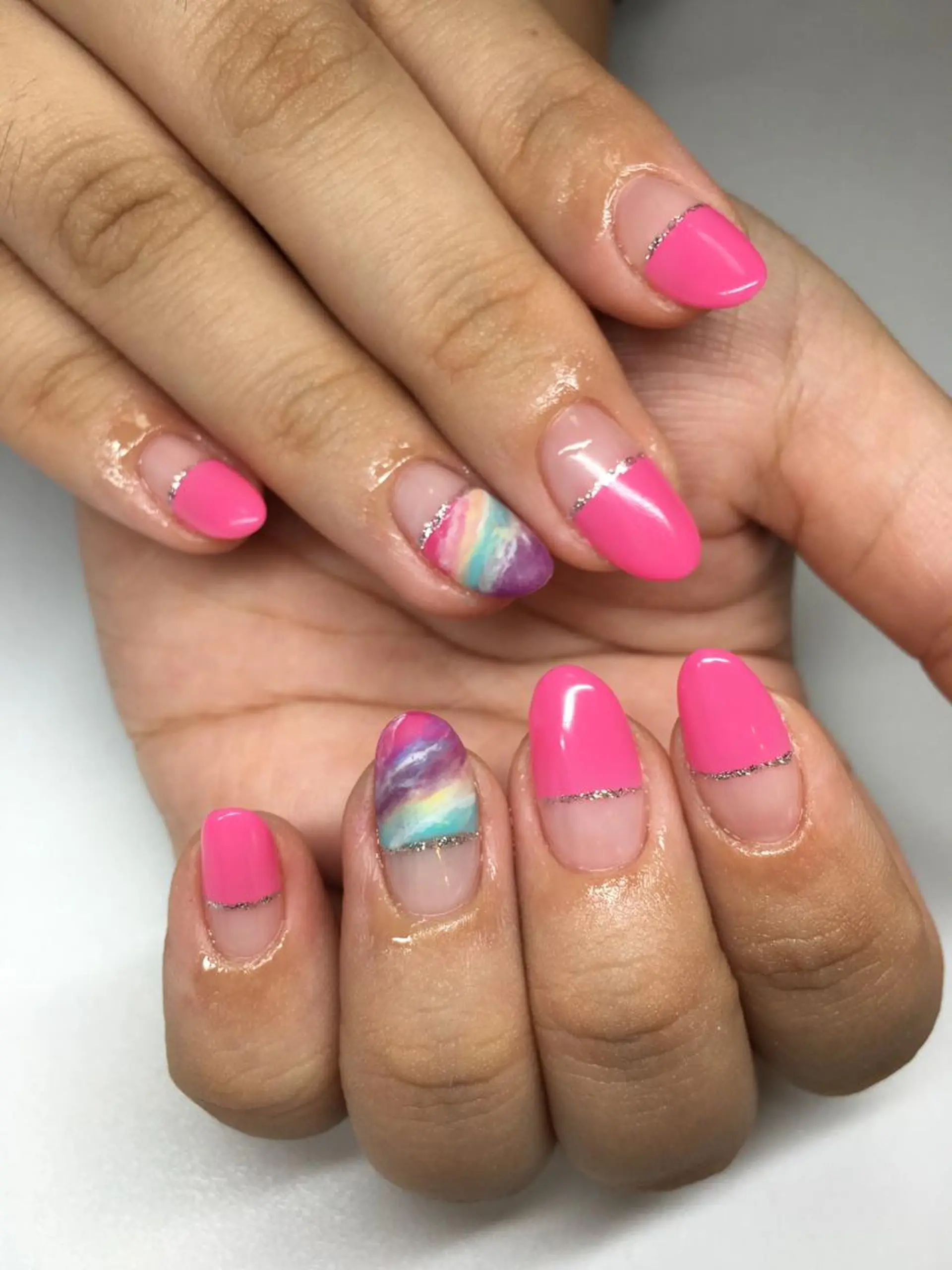 ネイル フレンチネイル ハンドネイル glow_ nailのネイルデザイン