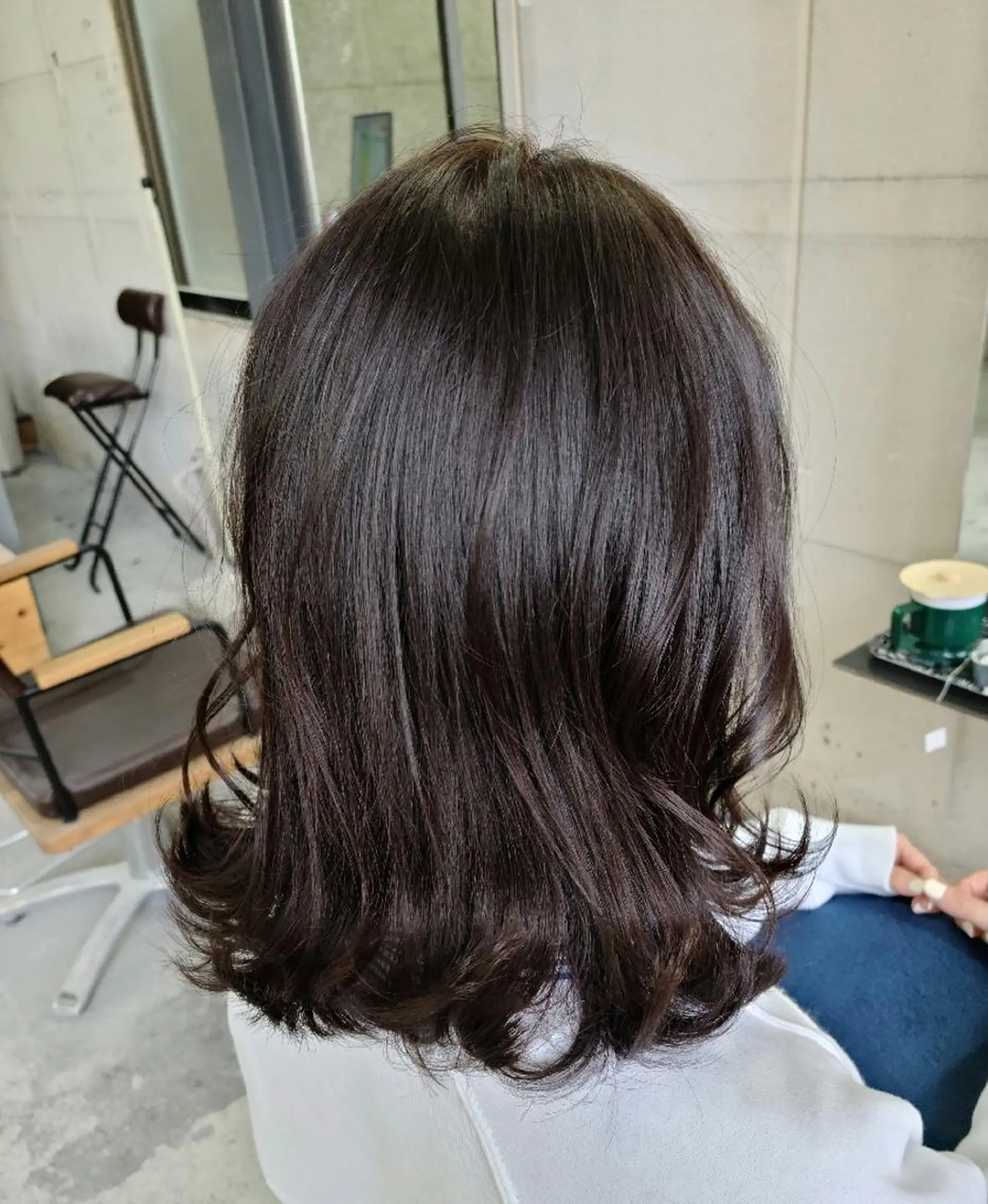 ミディアム カラー ヘアアレンジ ブラウンカラー 外ハネヘア カット ヘアカラー トリートメント terra✂️川嶋 大輔のヘアスタイル