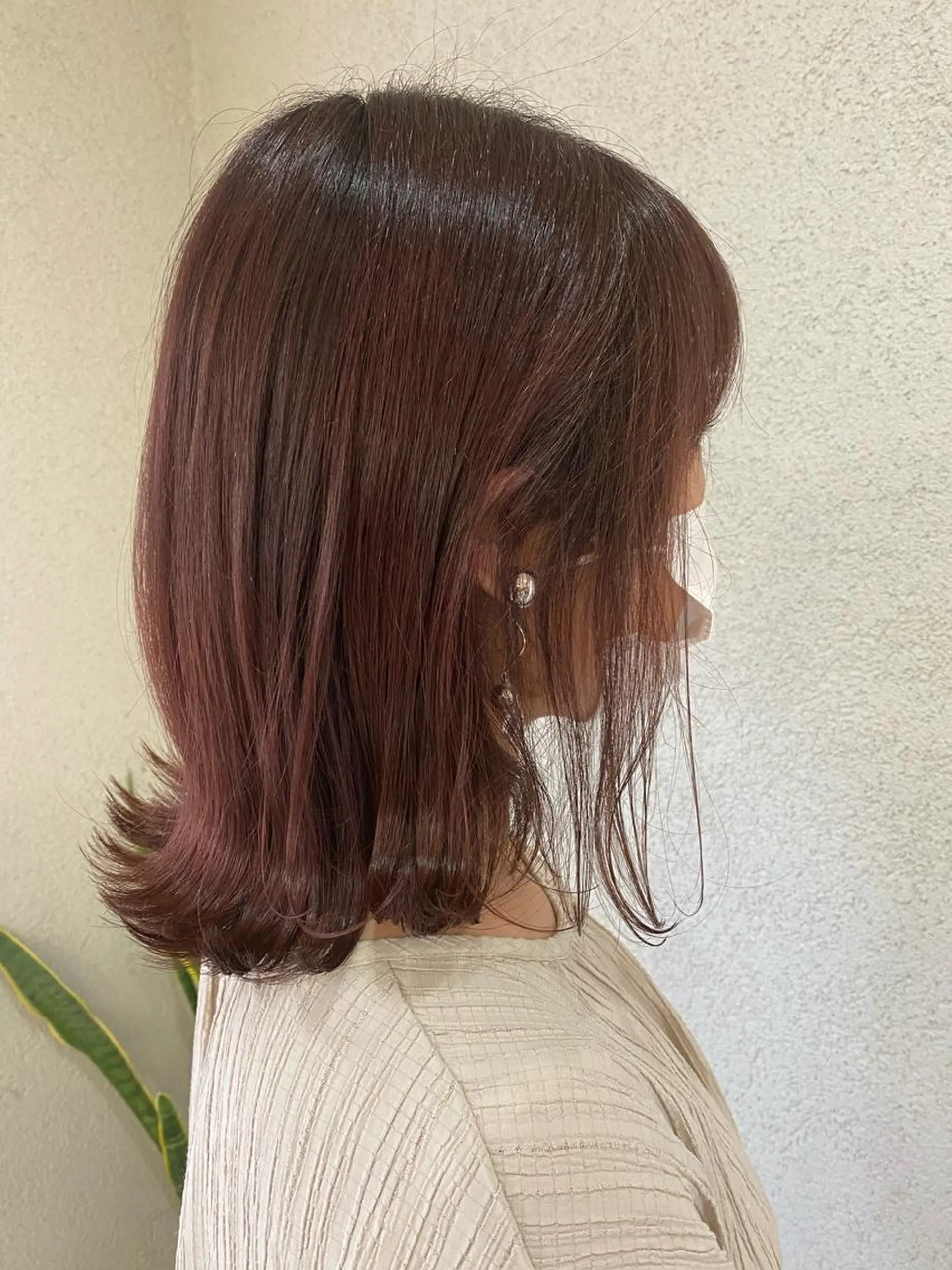 ミディアム カラー NATSUKI💟 EARTH二俣川のヘアスタイル