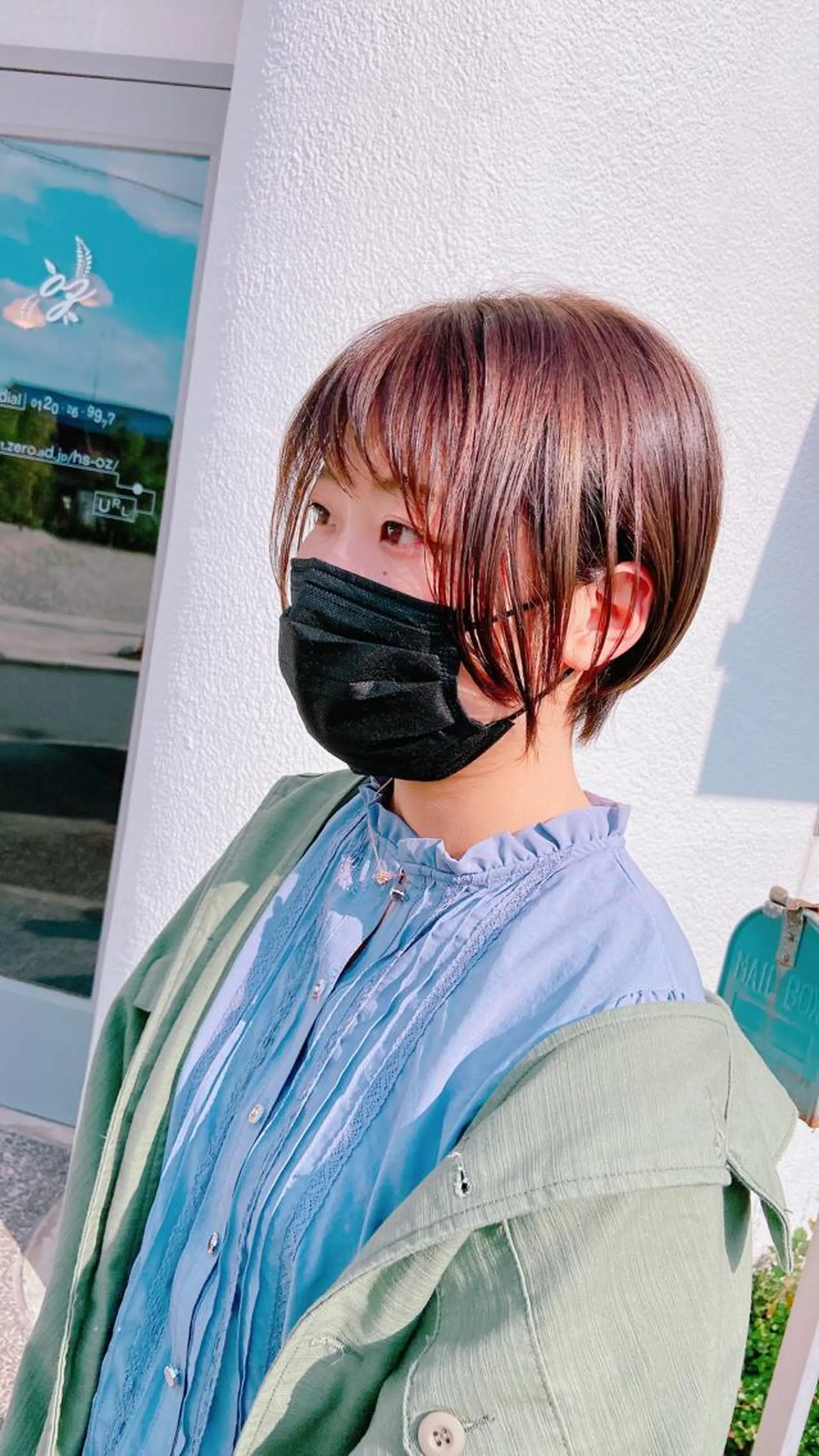 ショート くびれヘア ショートヘア カット 大良 彩水のヘアスタイル