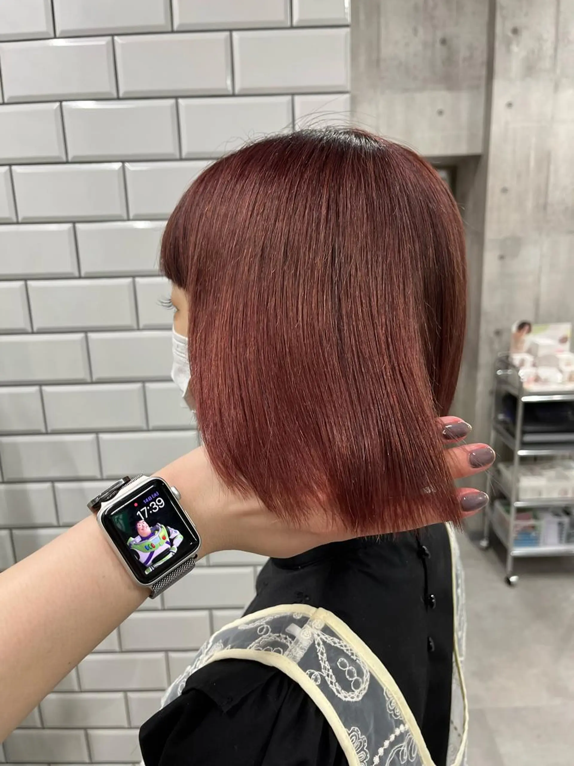 ショート カラー カット ヘアカラー トリートメント ヘアセット newi赤羽 HINATAのヘアスタイル