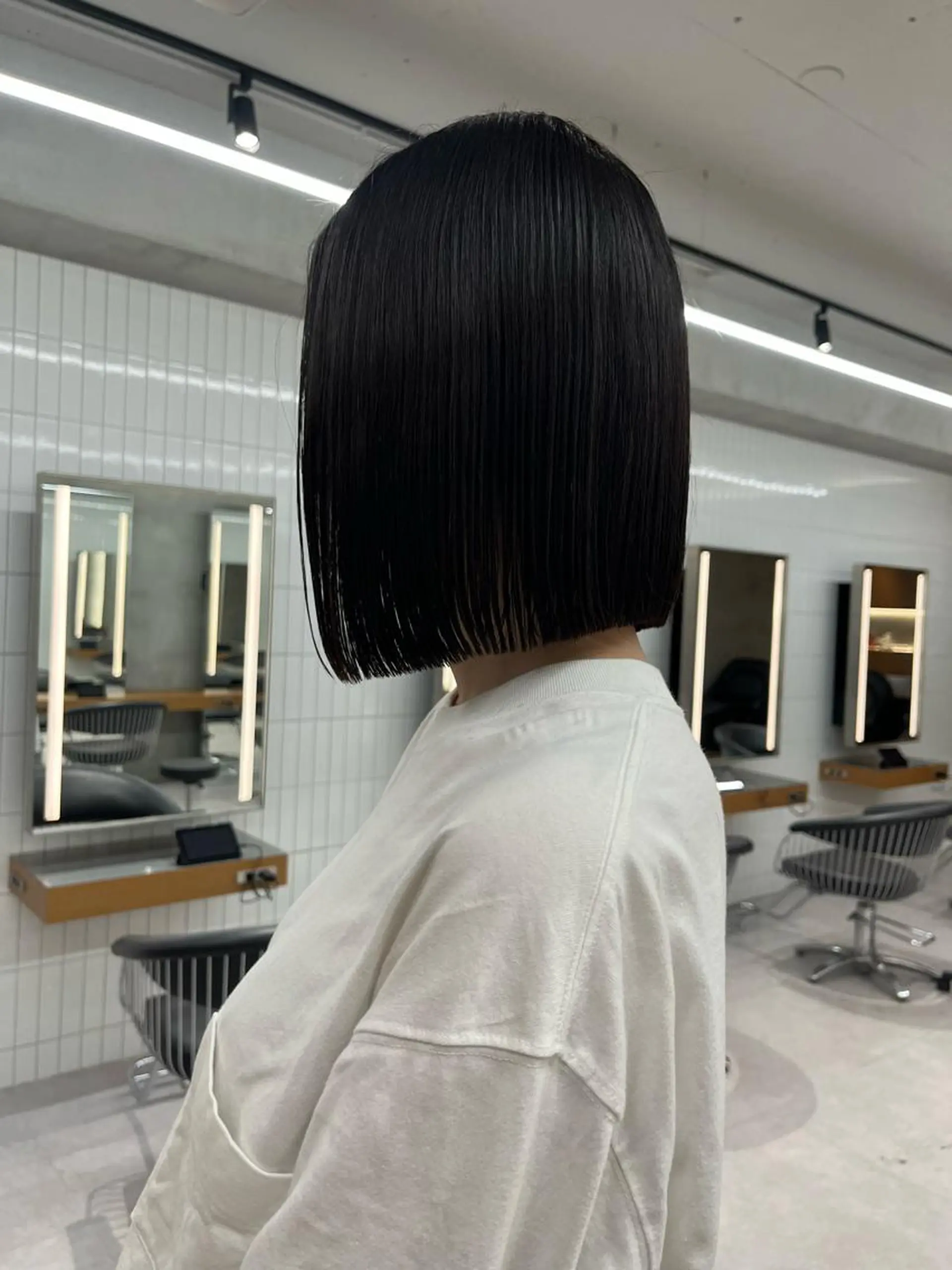 ミディアム ボブ&顔まわりレ イヤー♡TOMOE♡のヘアスタイル