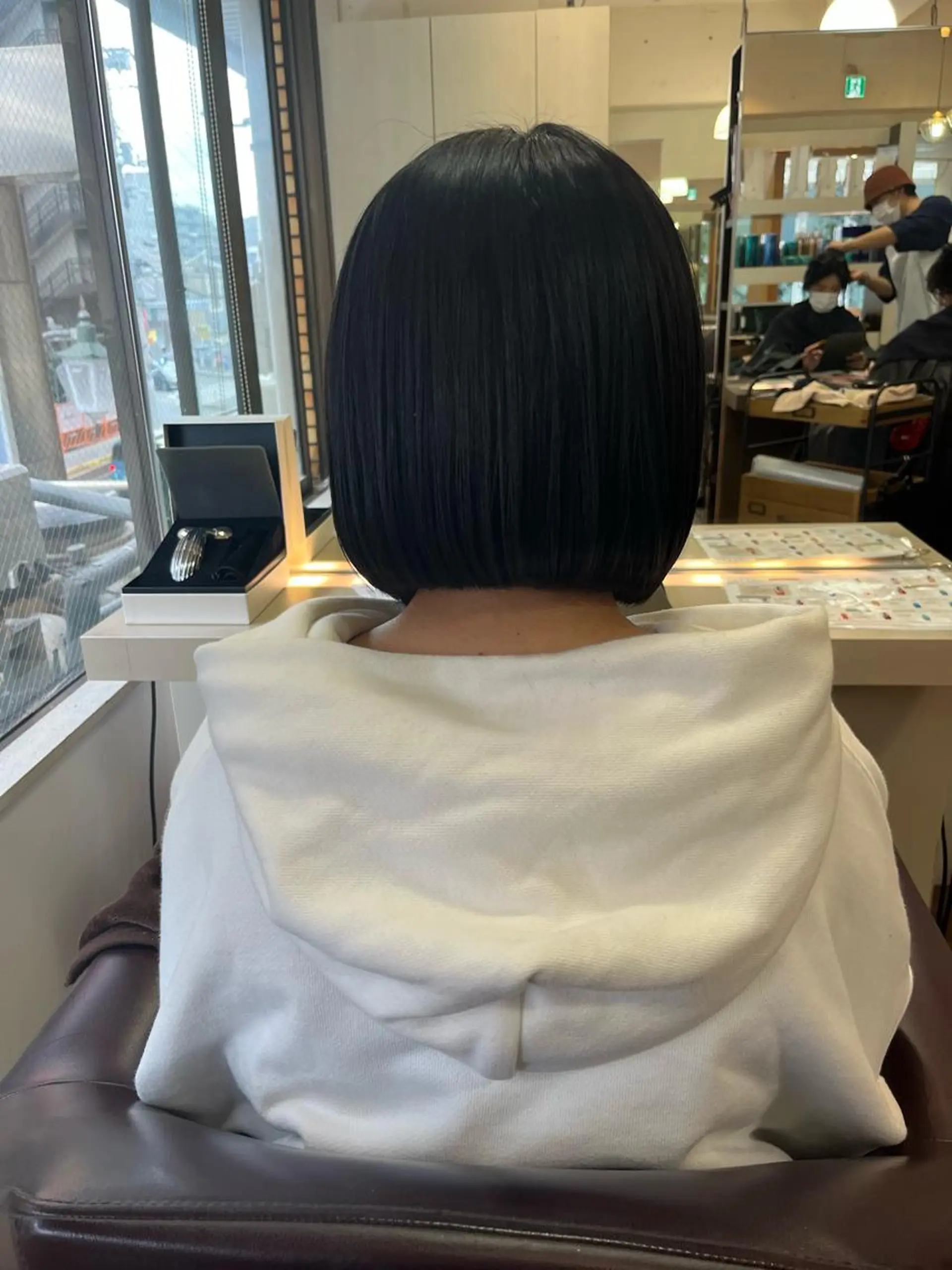 ショート ボブ スタジオノル パーマ🌀あやなのヘアスタイル