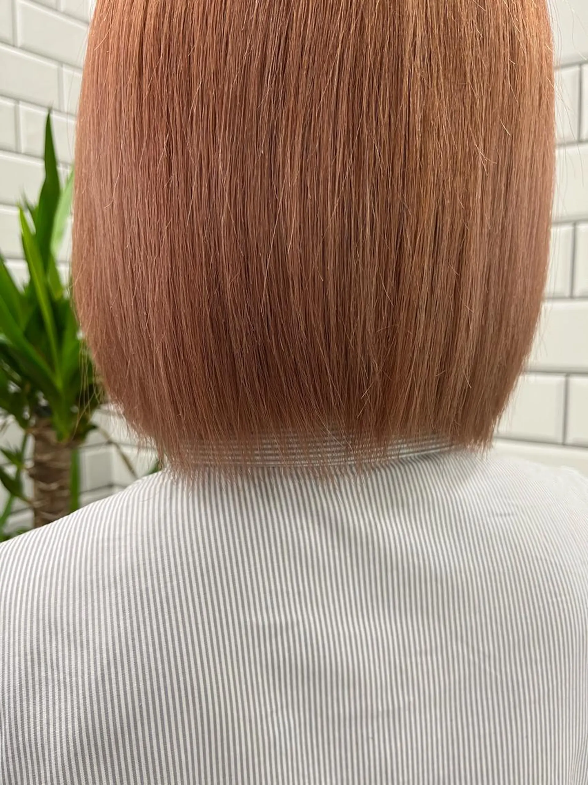 ショート カラー ヘアカラー トリートメント ヘアセット newi赤羽 HINATAのヘアスタイル