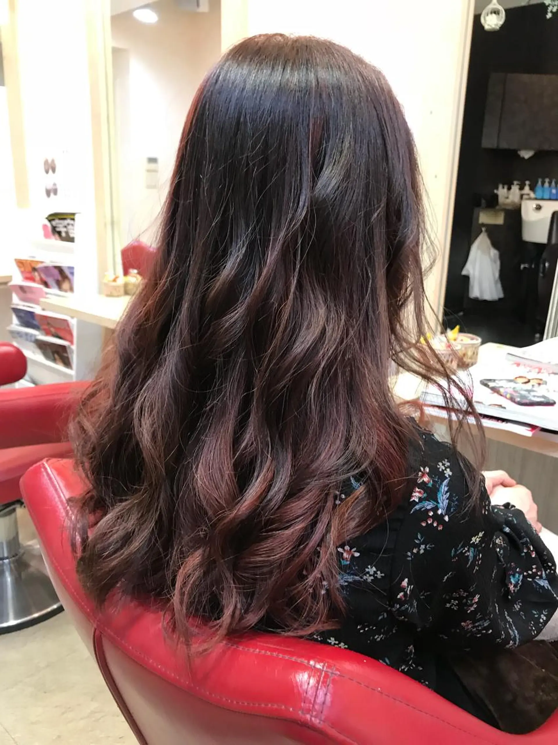 ロング カラー 渋谷宮益坂 omoのヘアスタイル