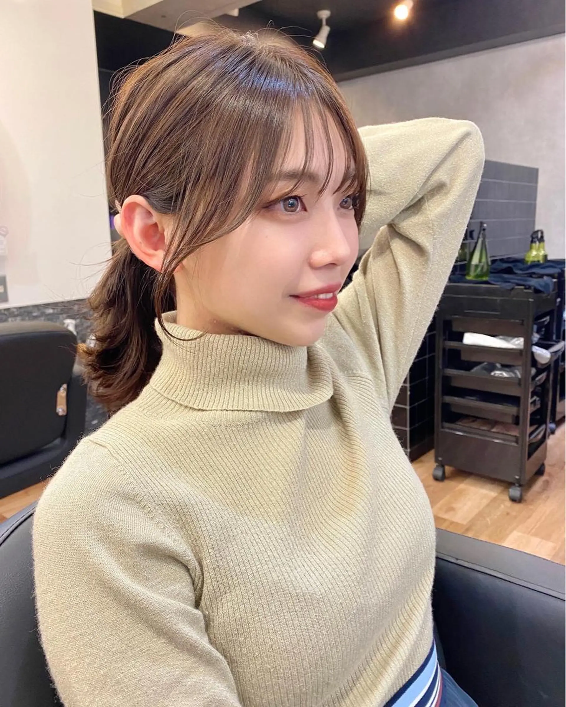 ミディアム カラー 似合わせレイヤー 🇰🇷荒木洋文のヘアスタイル