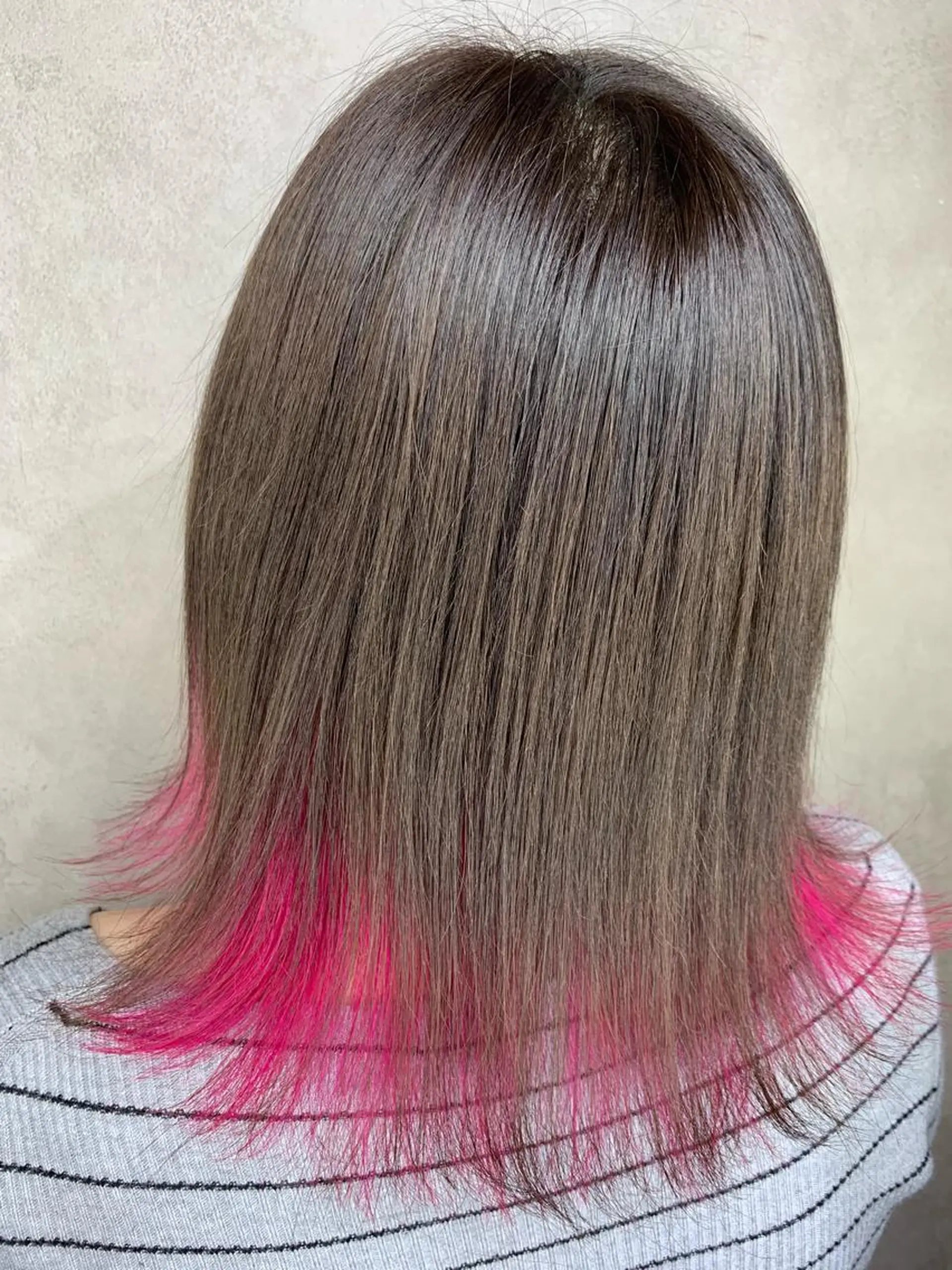 ミディアム 西村 雄二/エクステのヘアスタイル