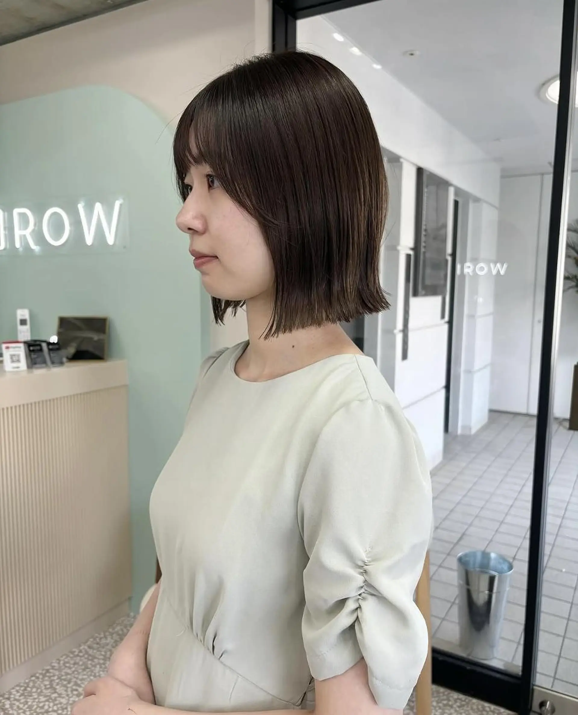 ミディアム IROW天神大名店 /スタッフモデルのヘアスタイル