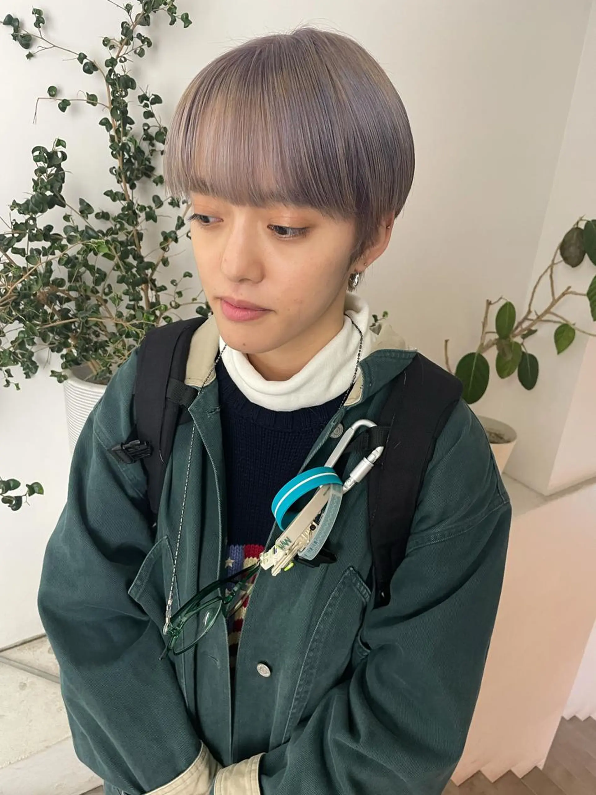 カラー ブリーチ ヘアカラー hair&nail ☯️アイリ☯️のネイルデザイン