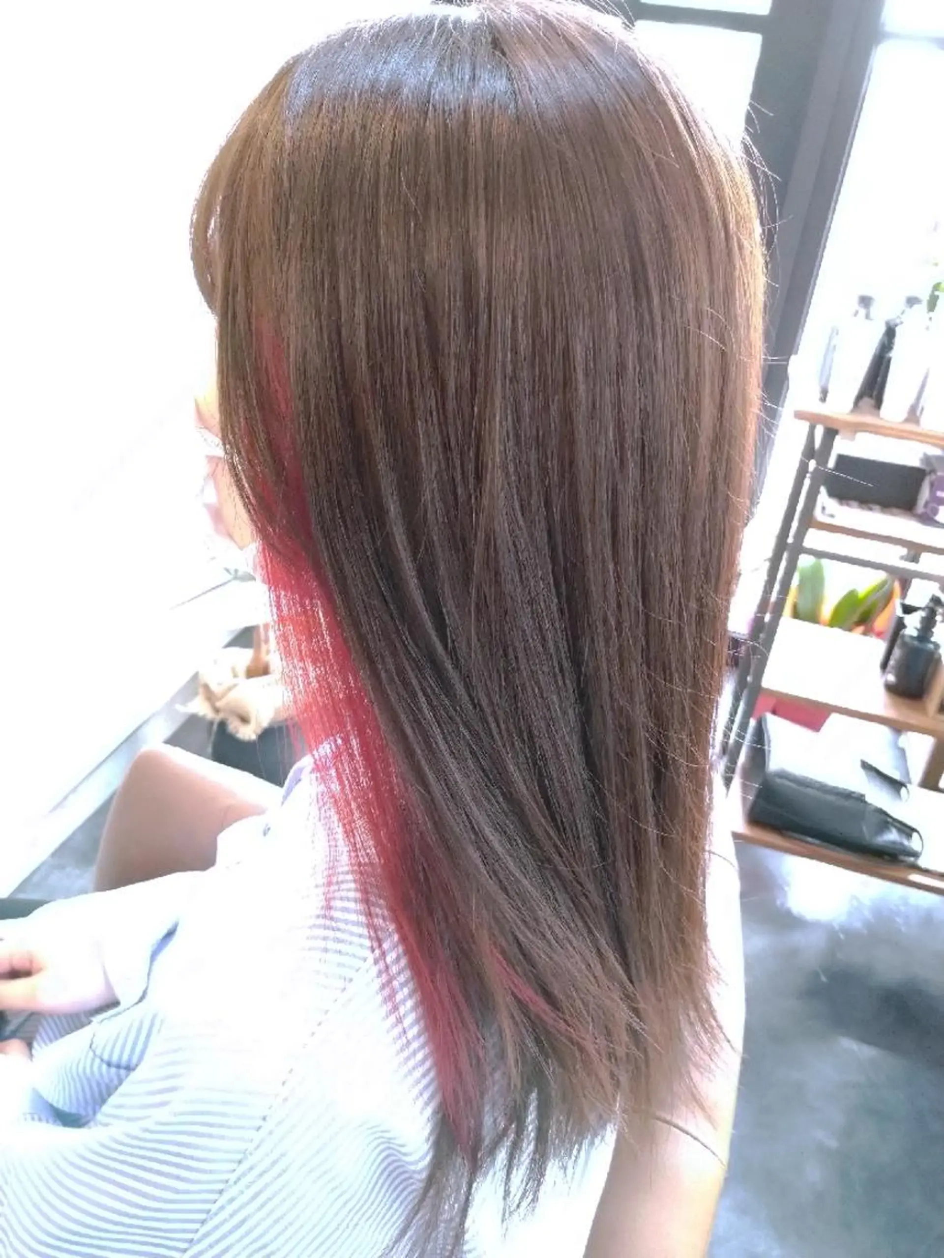 カラー ロング charme 木澤のヘアスタイル