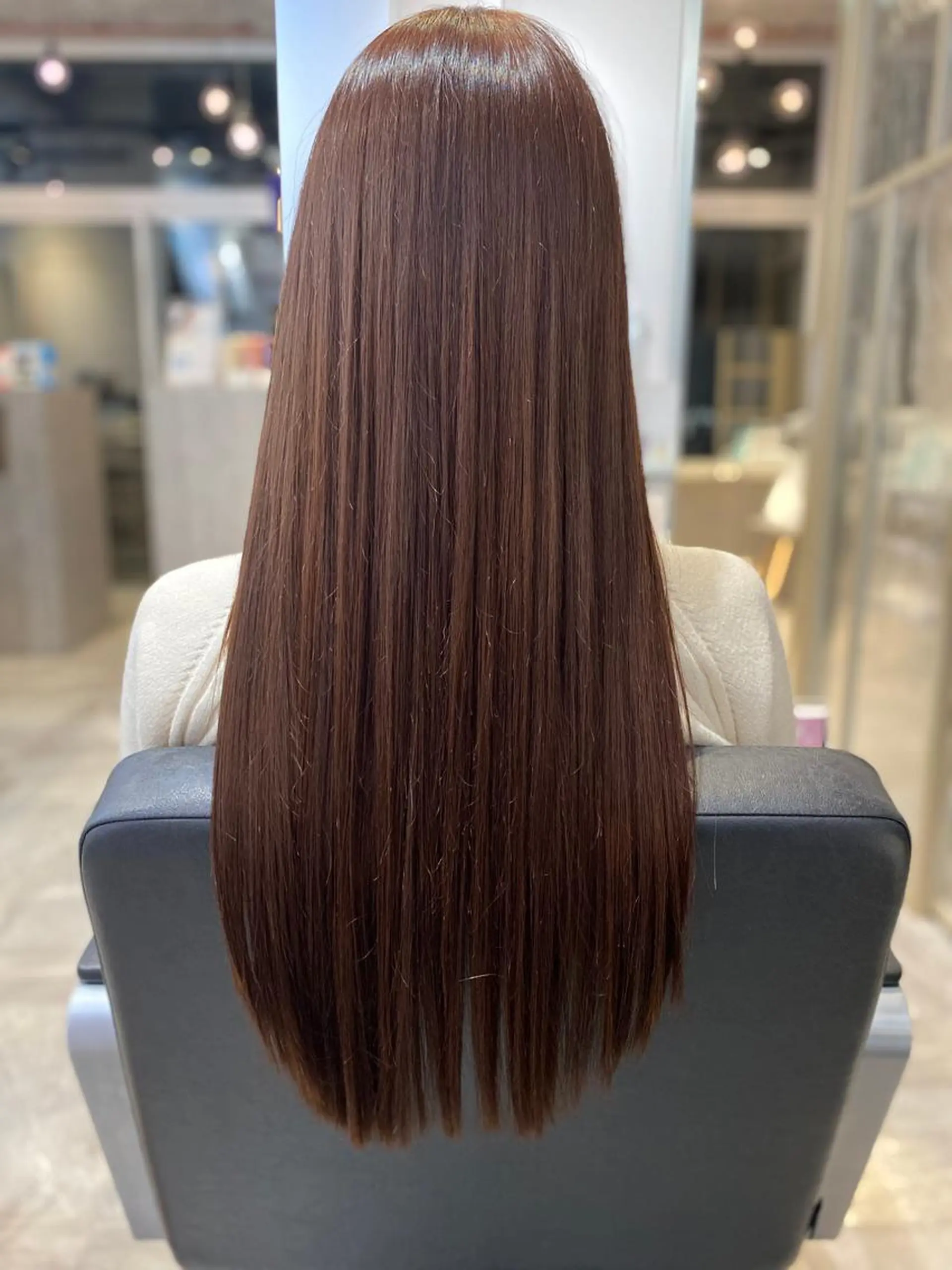 ロング 岩崎 恵実のヘアスタイル