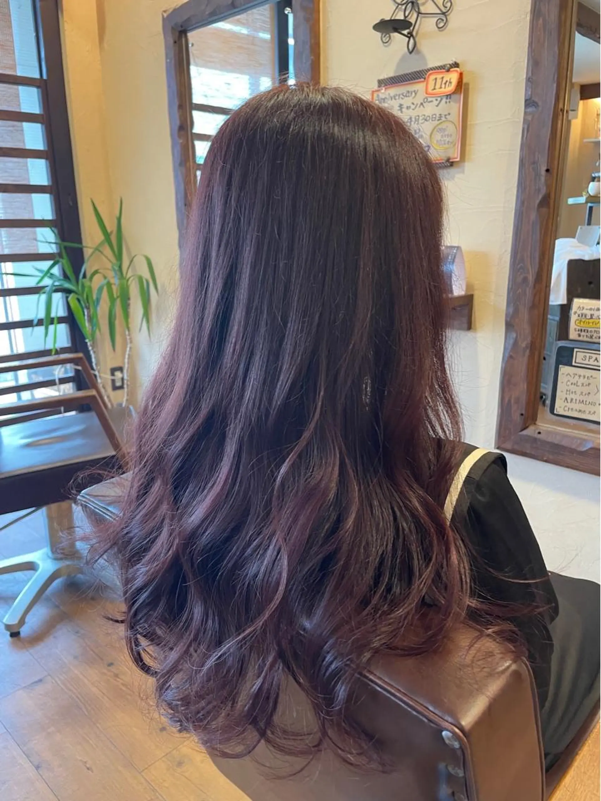 カラー ピンクカラー JuJu (orange)のマツエク・マツパデザイン