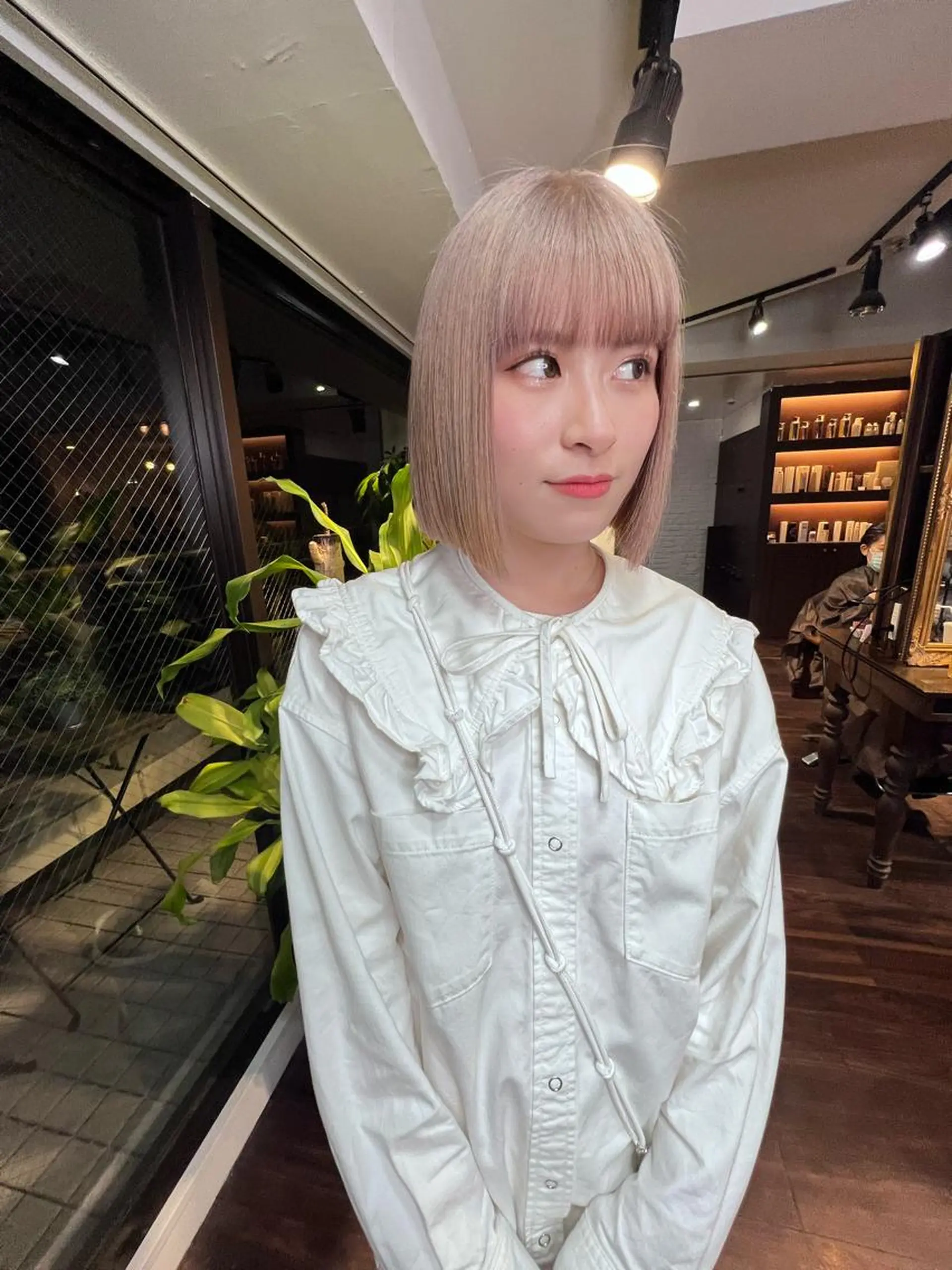 ショート カラー ブリーチ ケアブリーチ ダブルカラー ハイトーンカラー イルミナカラー 🧡色落ちまで2度綺 麗なカラー🧡ヨシキのヘアスタイル