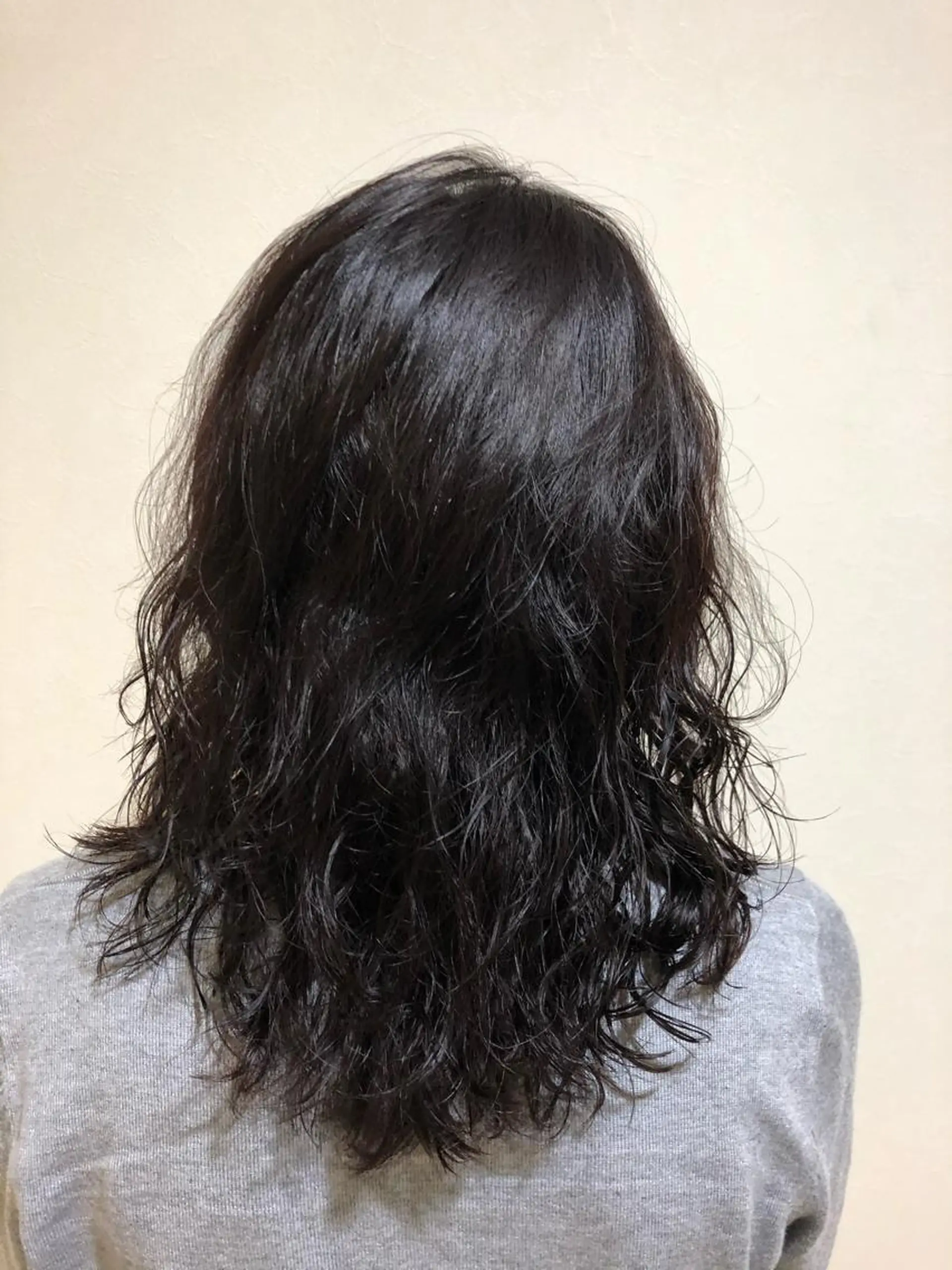 ミディアム パーマ レイヤー/髪質改善 /YUUKI/船橋のヘアスタイル