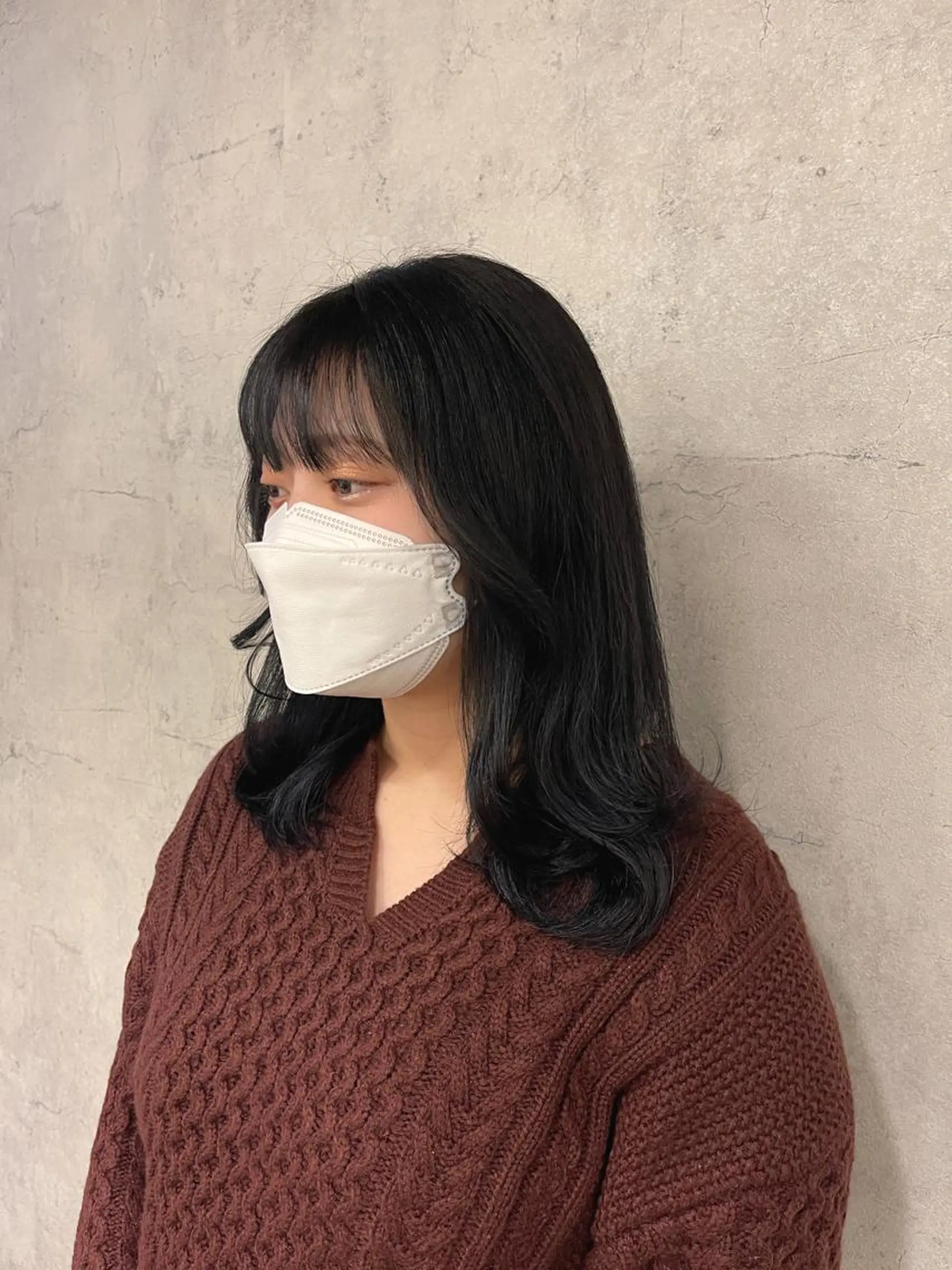 セミロング カラー ヘアカラー 唐澤 千尋のヘアスタイル