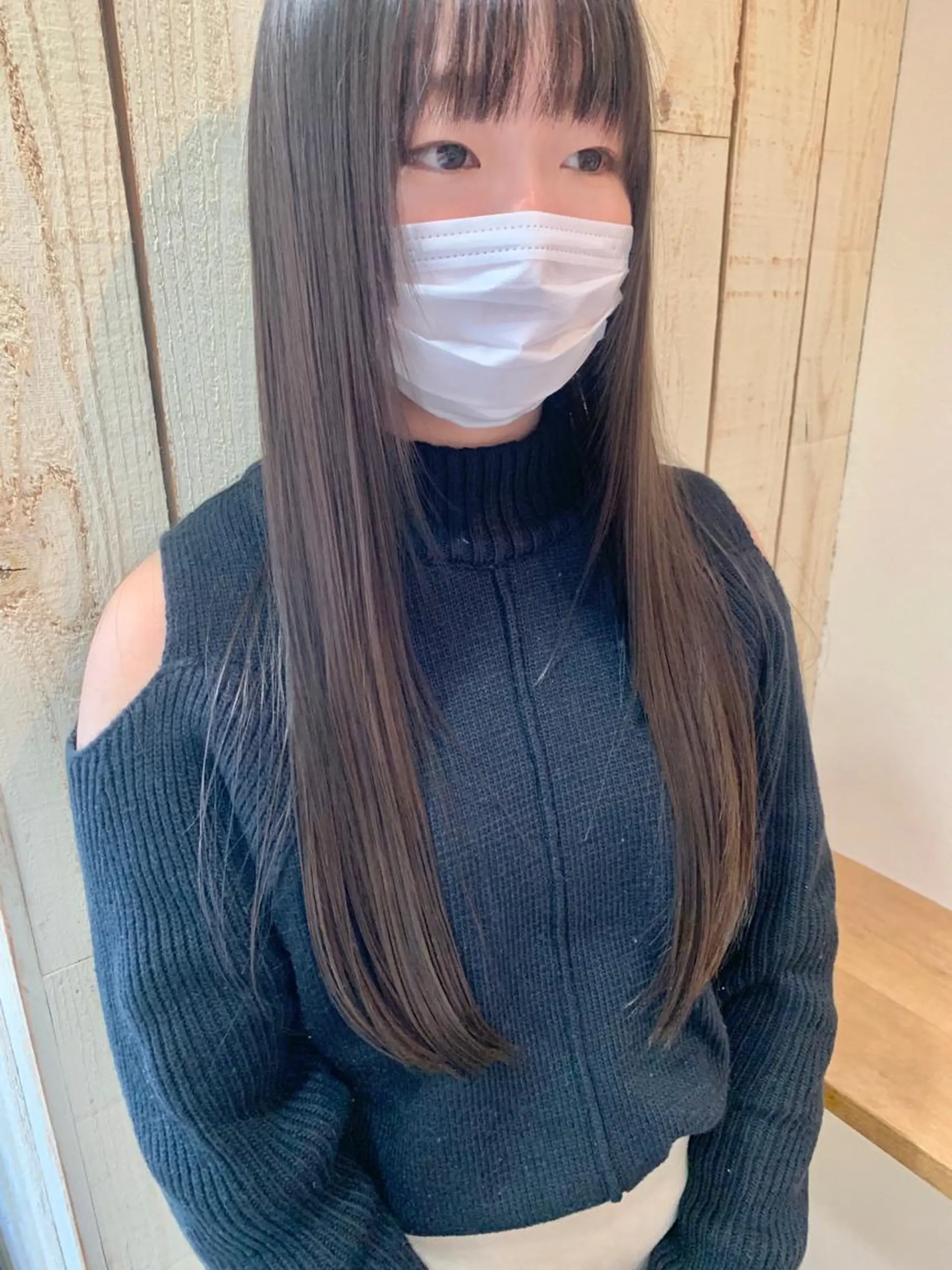 ロング カット トリートメント 透明感/ 美髪矯正/田中恭のヘアスタイル