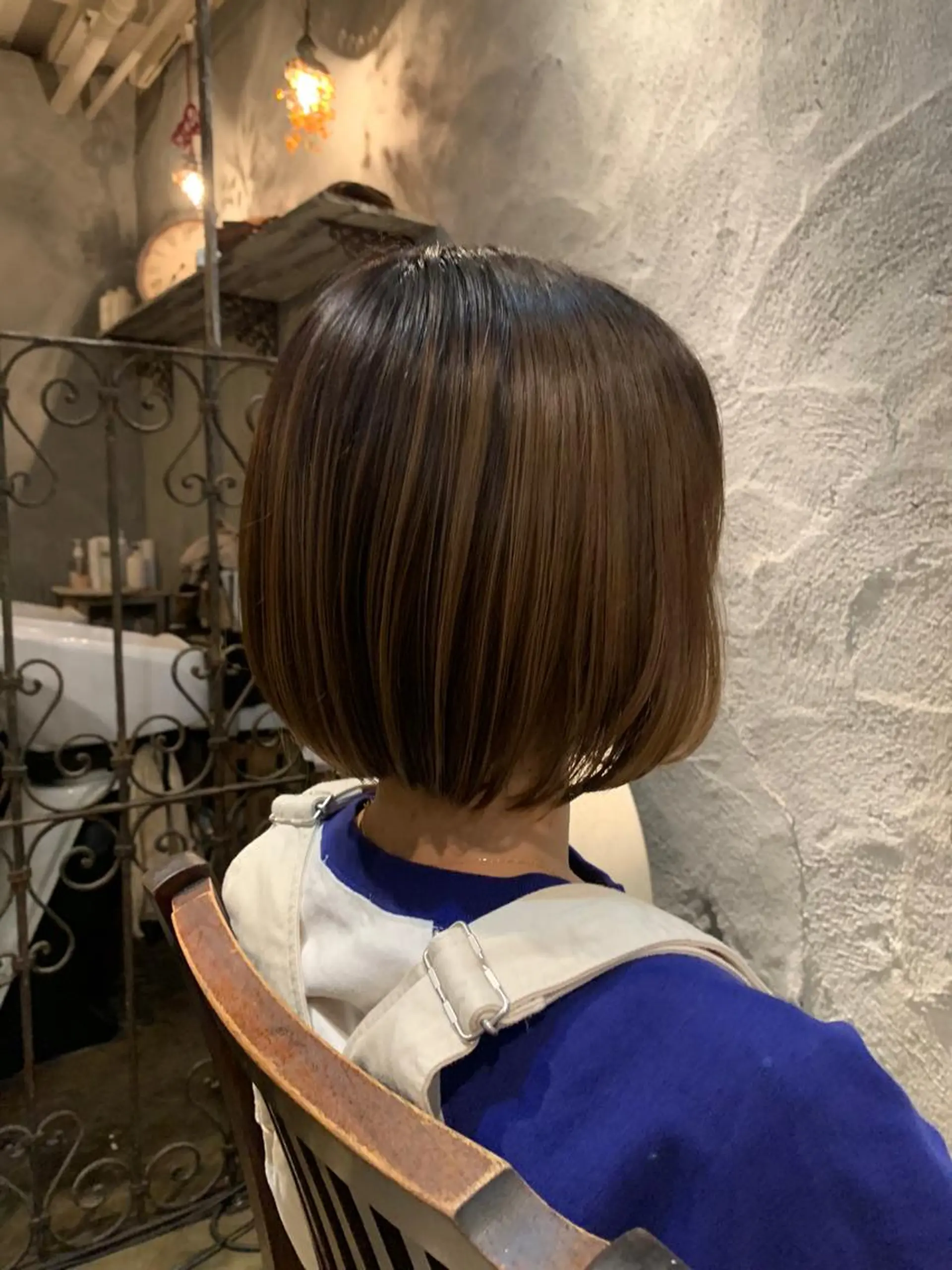 ショート カラー 赤み消しカラー/ オリーブ/トモキのヘアスタイル