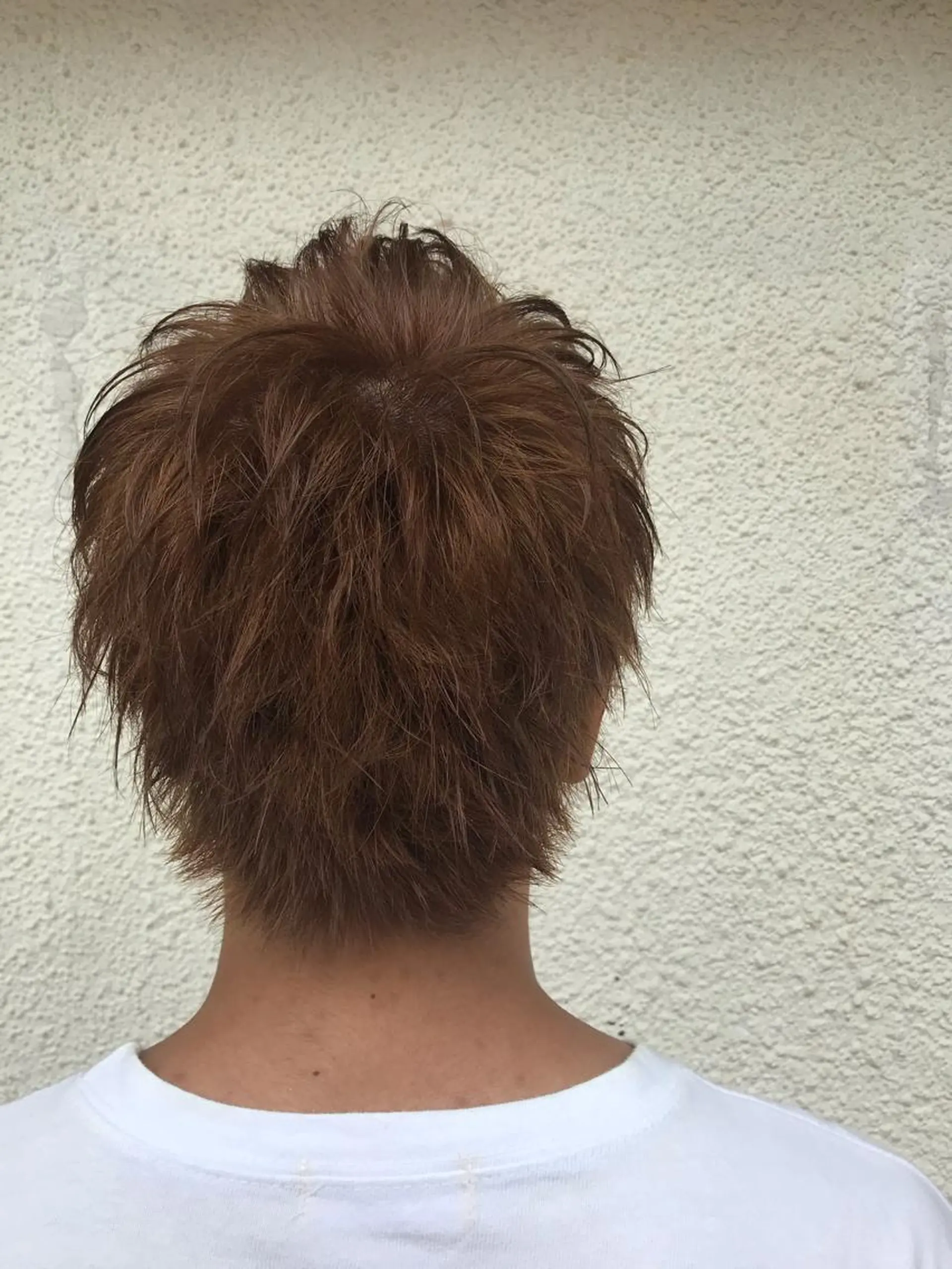 ショート カラー パーマ メンズ ニュアンスパーマ/ レイヤー/茶屋町のヘアスタイル