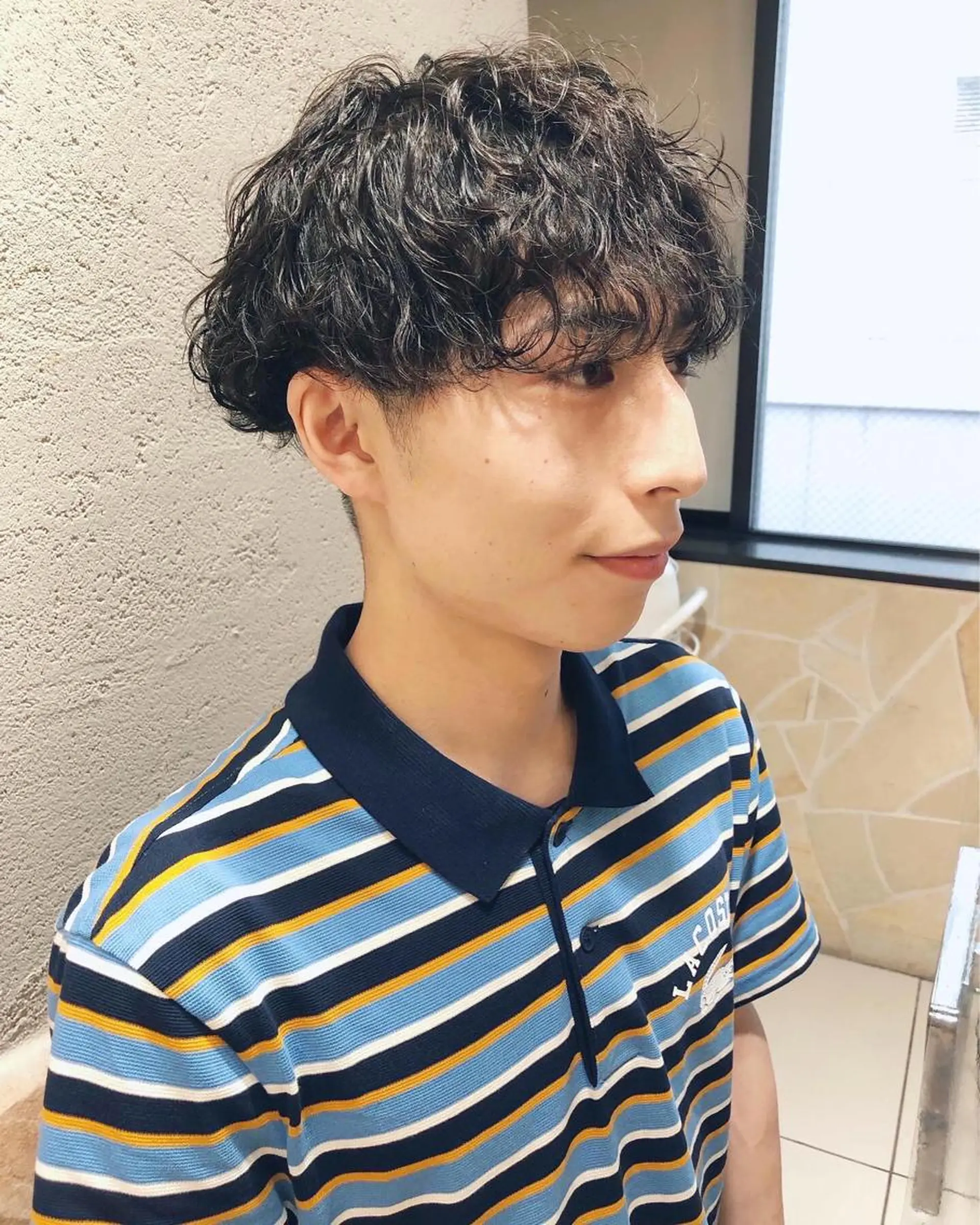 パーマ メンズ 波巻きパーマ 【ディレクター 🧸🤍田澤　唯那】のヘアスタイル