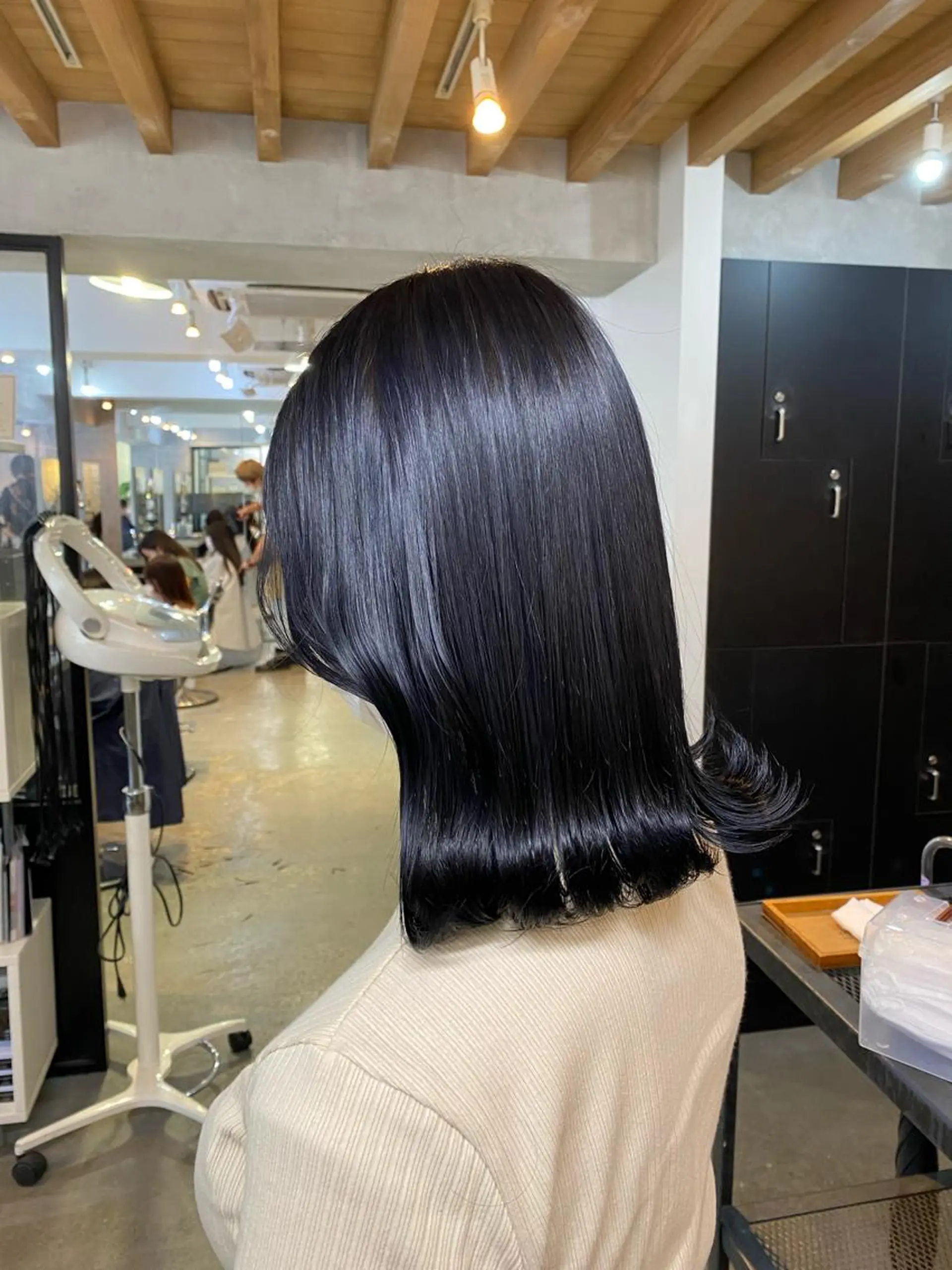 ミディアム 【縮毛矯正髪質改善】 中山健太のヘアスタイル