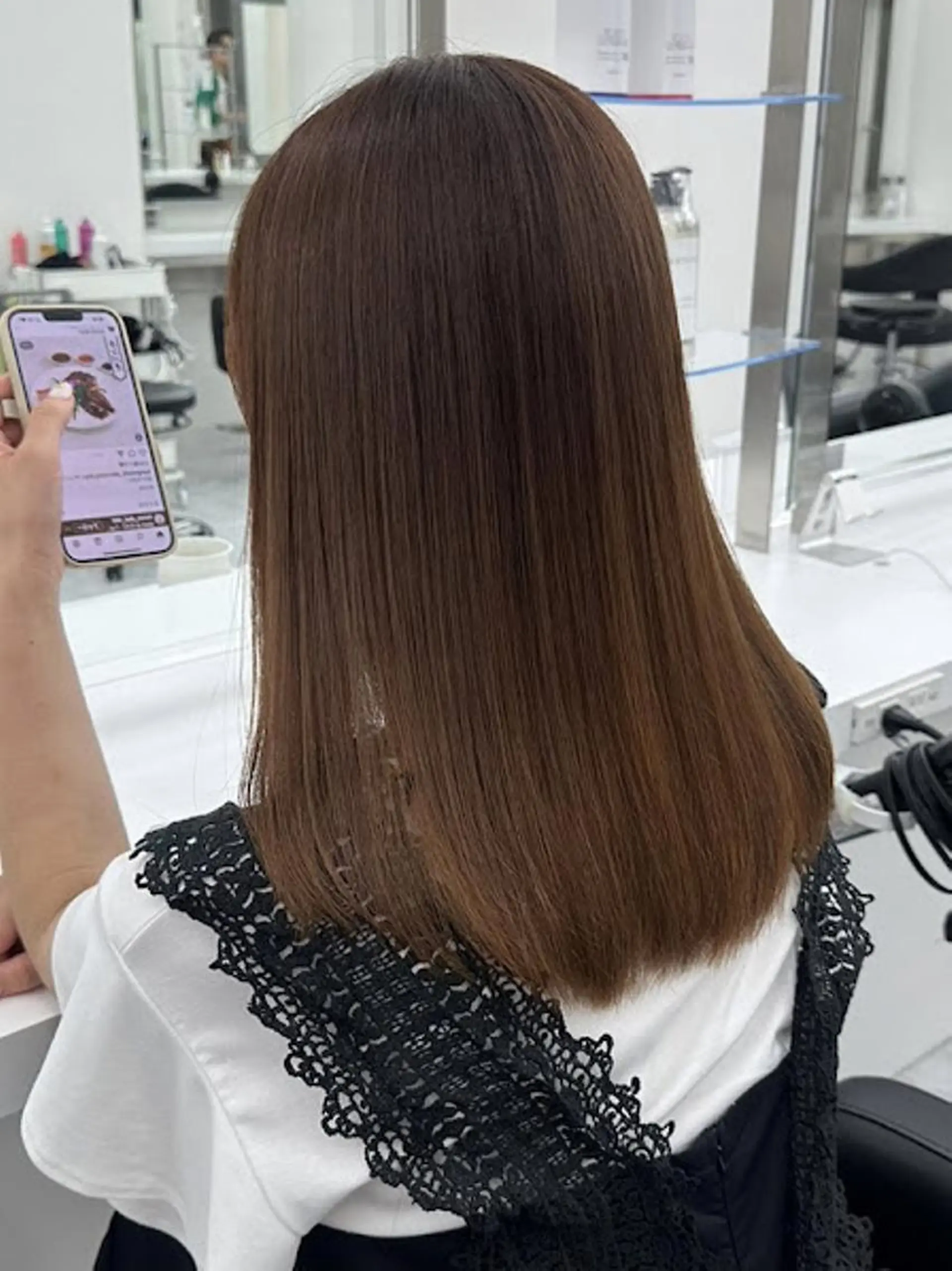 カラー 🪞official THREE 横浜🎀のヘアスタイル