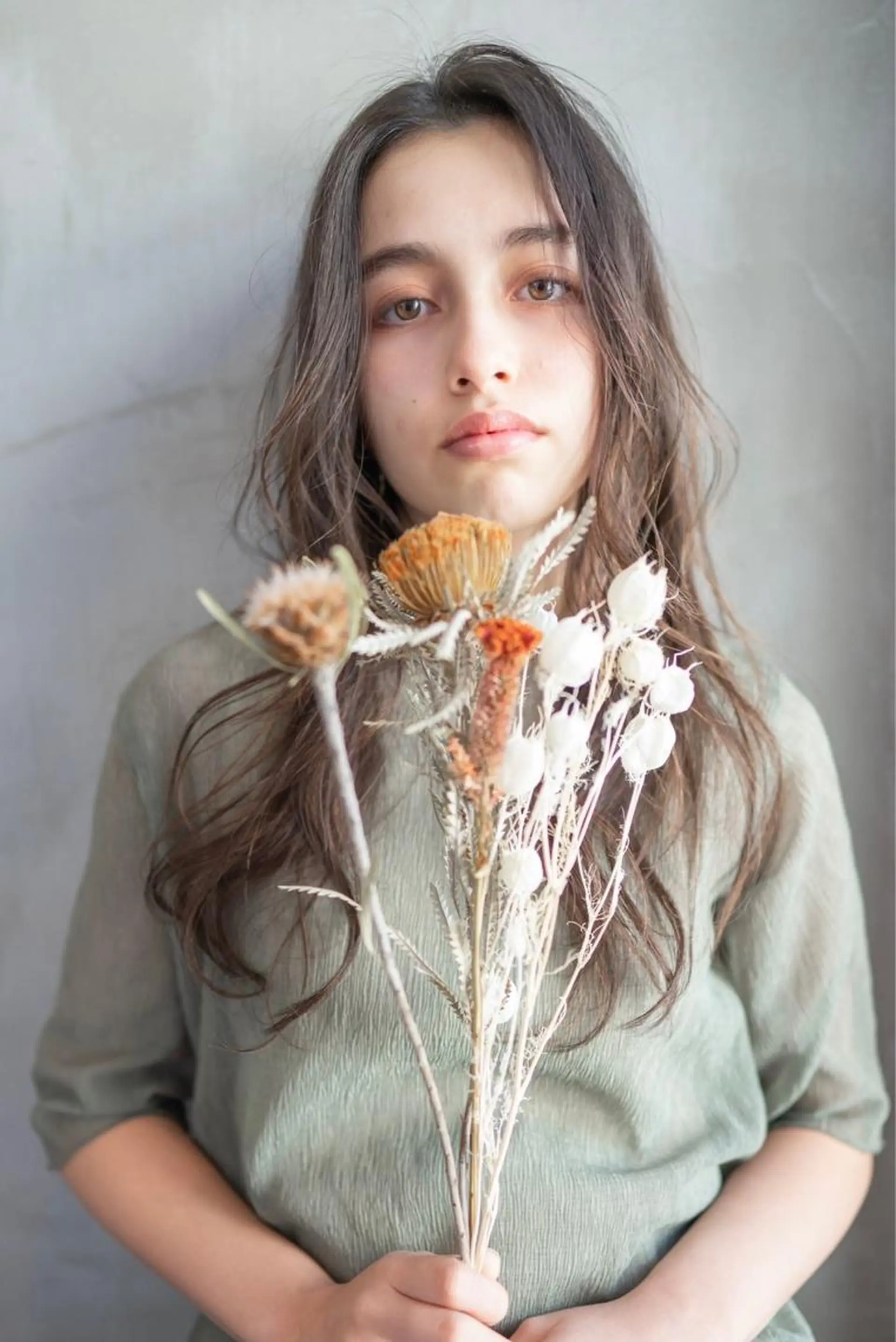 セミロング カラー パーマ カット ヘアカラー トリートメント 🉐レイヤー/塩見 弘樹🉐渋谷のヘアスタイル