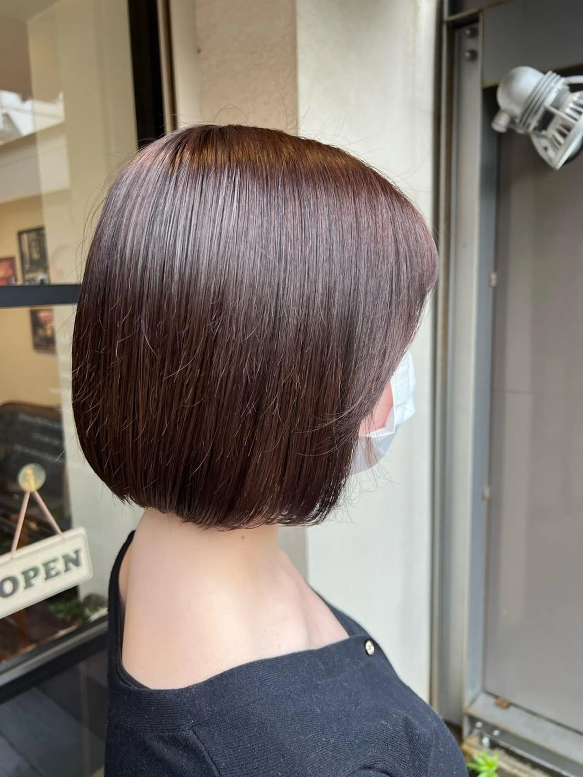 ショート ハイライト特化小澤 奈津美のヘアスタイル