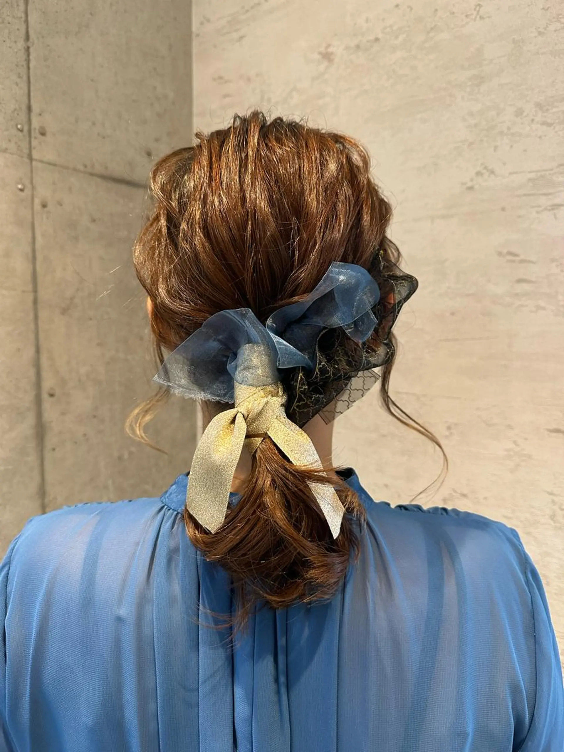 セミロング ヘアアレンジ 女性に人気♪ はやしほのかのヘアスタイル