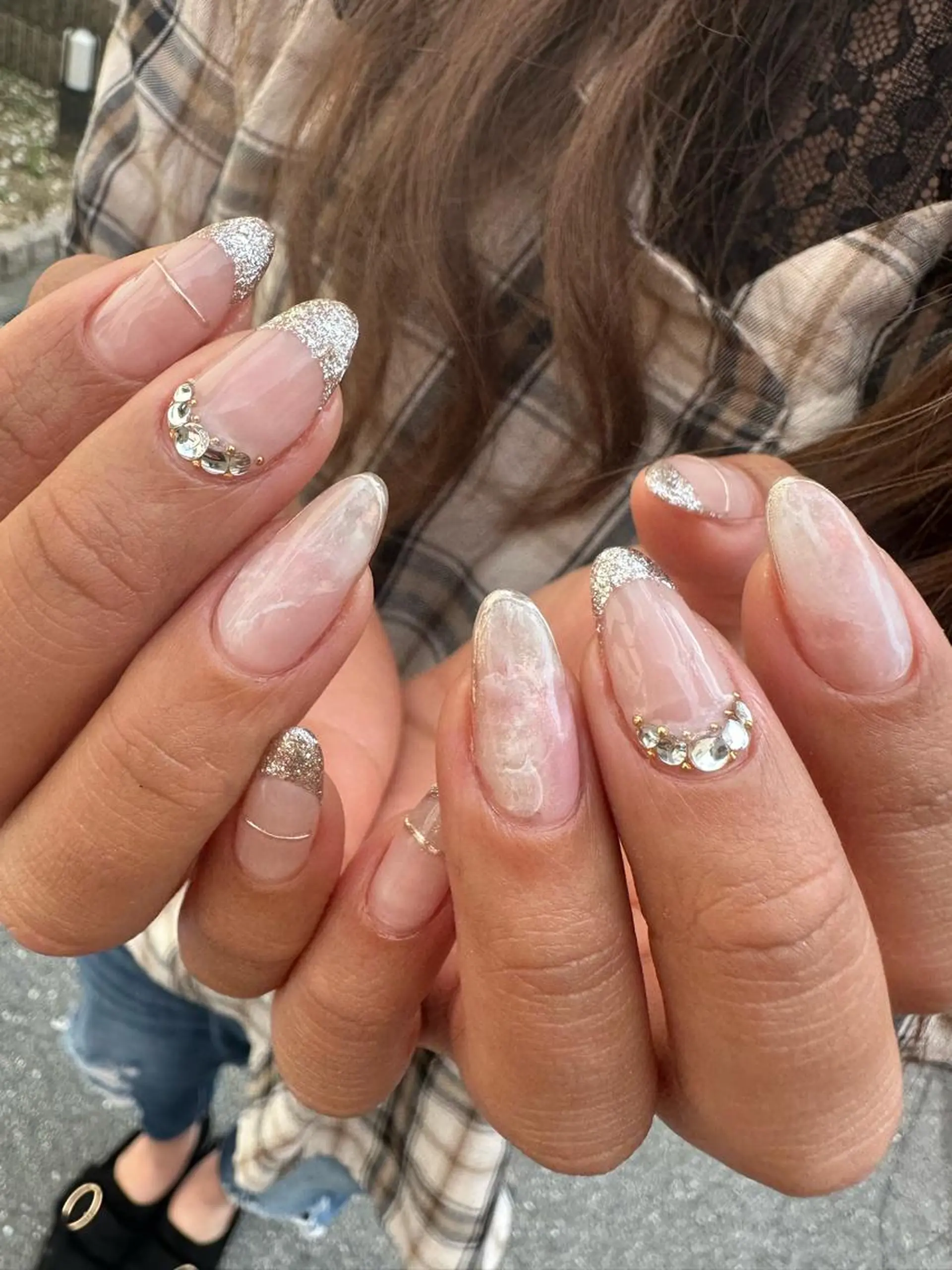 ロング カラー ヘアアレンジ キッズ ネイル マツエク・マツパ アイブロウ 福田 加奈のネイルデザイン