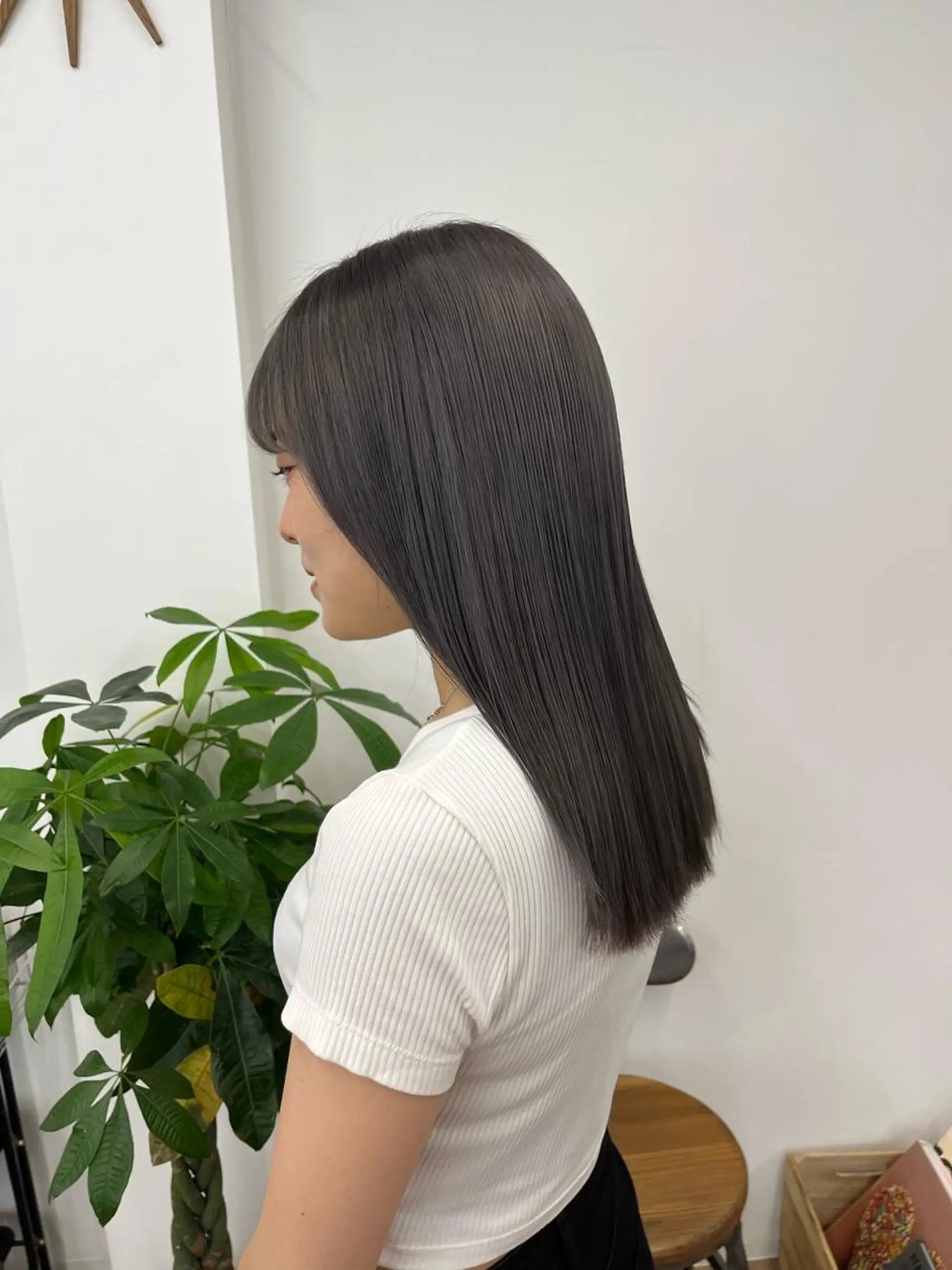 セミロング カラー 入学式 卒業式のヘアスタイル 似合わせカット 小顔カット HIROKO / 透明感暖色カラー🎀のヘアスタイル