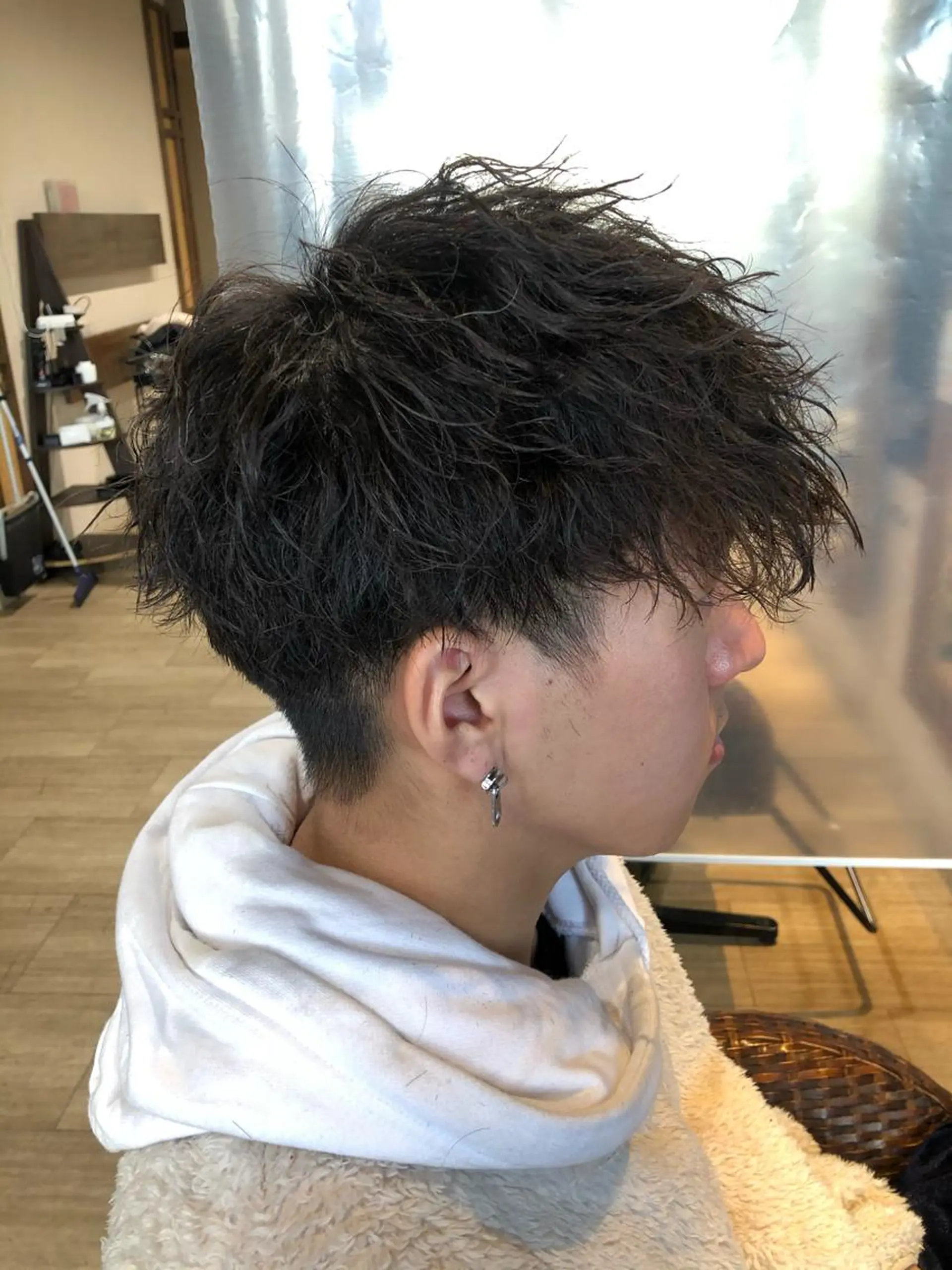 ショート パーマ パーマ/ハイトーン スパイキー/神田正紀のヘアスタイル