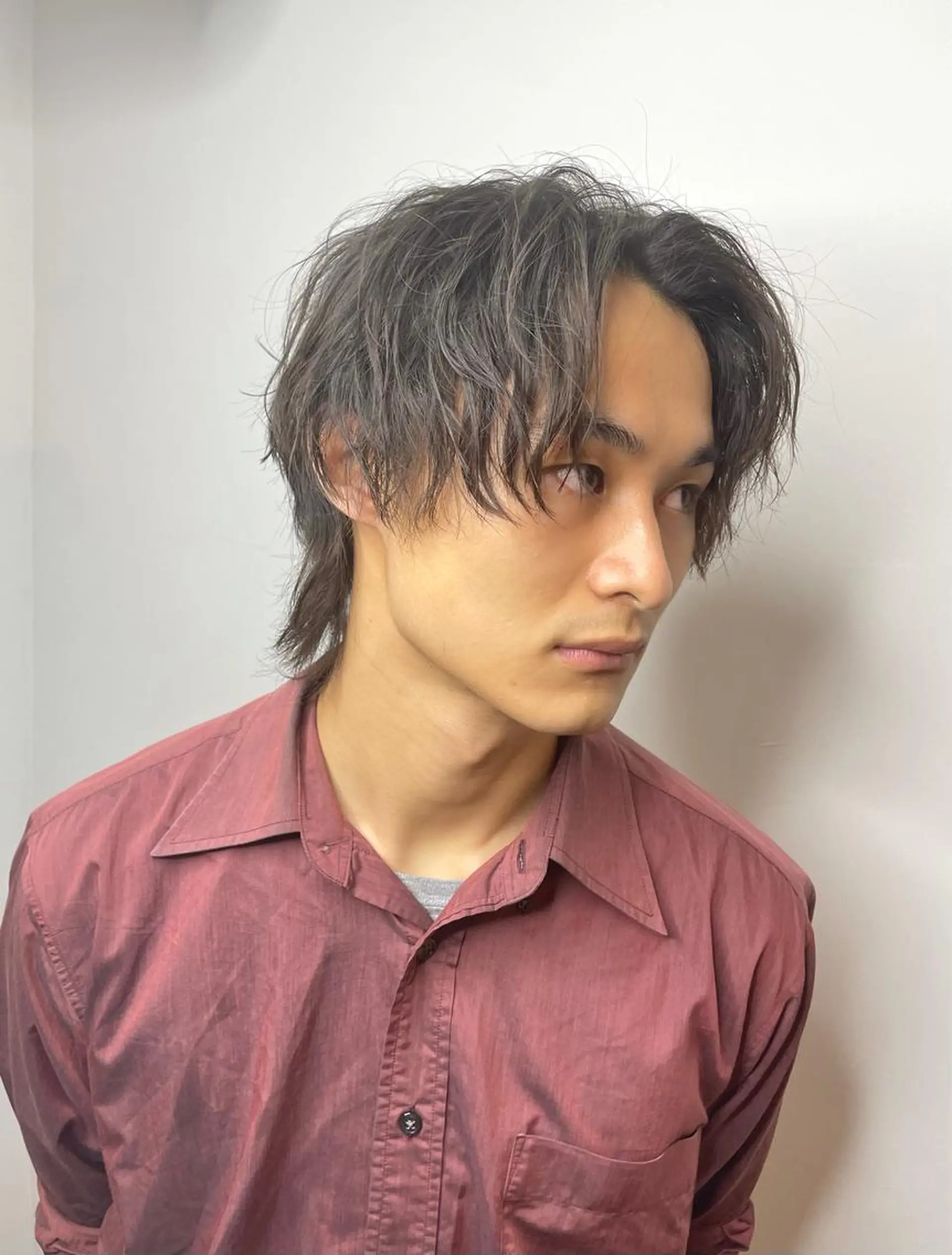ミディアム ウルフカット 渋谷 メンズヘア⭐️ タニグチヨシユキのヘアスタイル