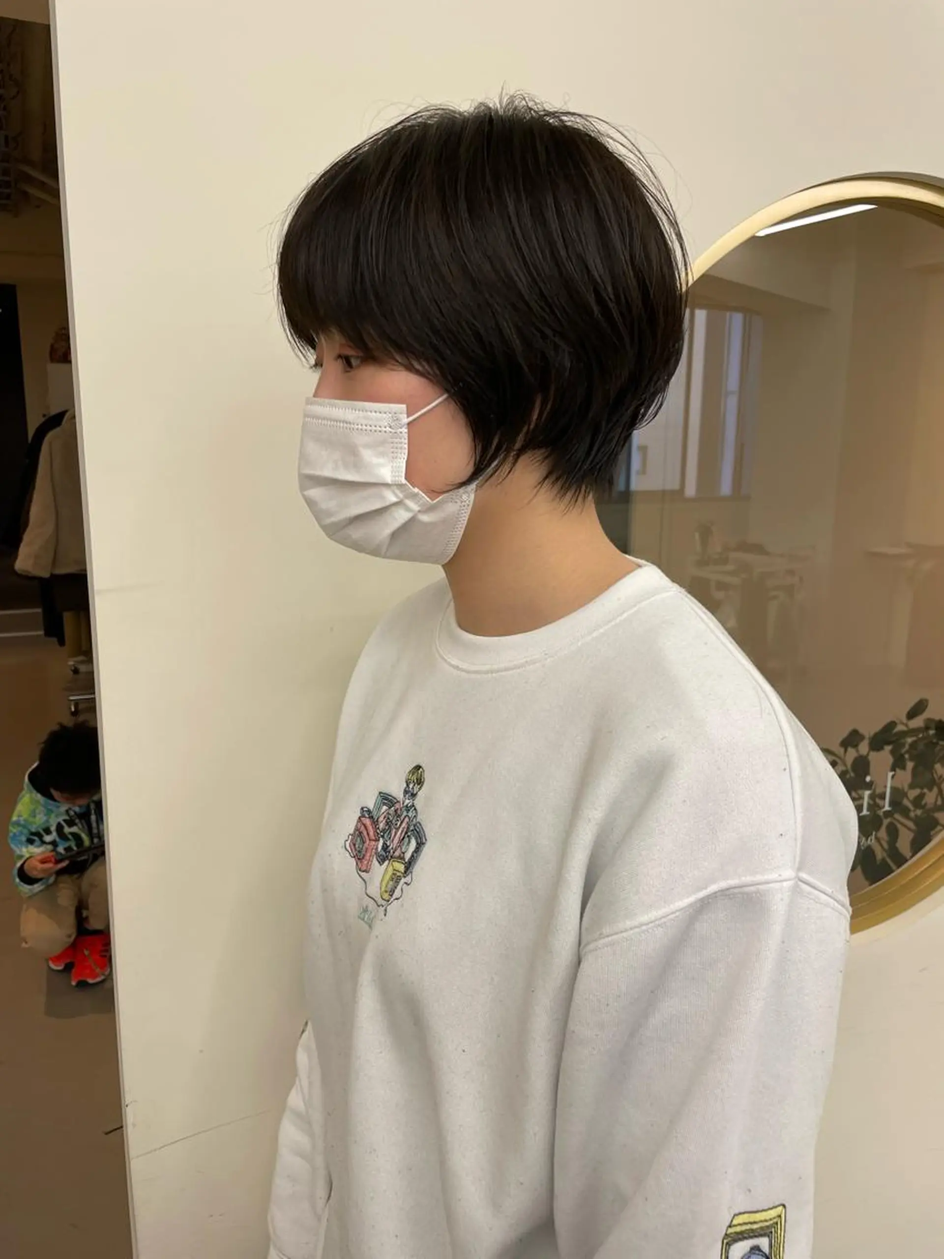 ショート 丹羽大喜 縮毛矯正/美髪矯正のヘアスタイル