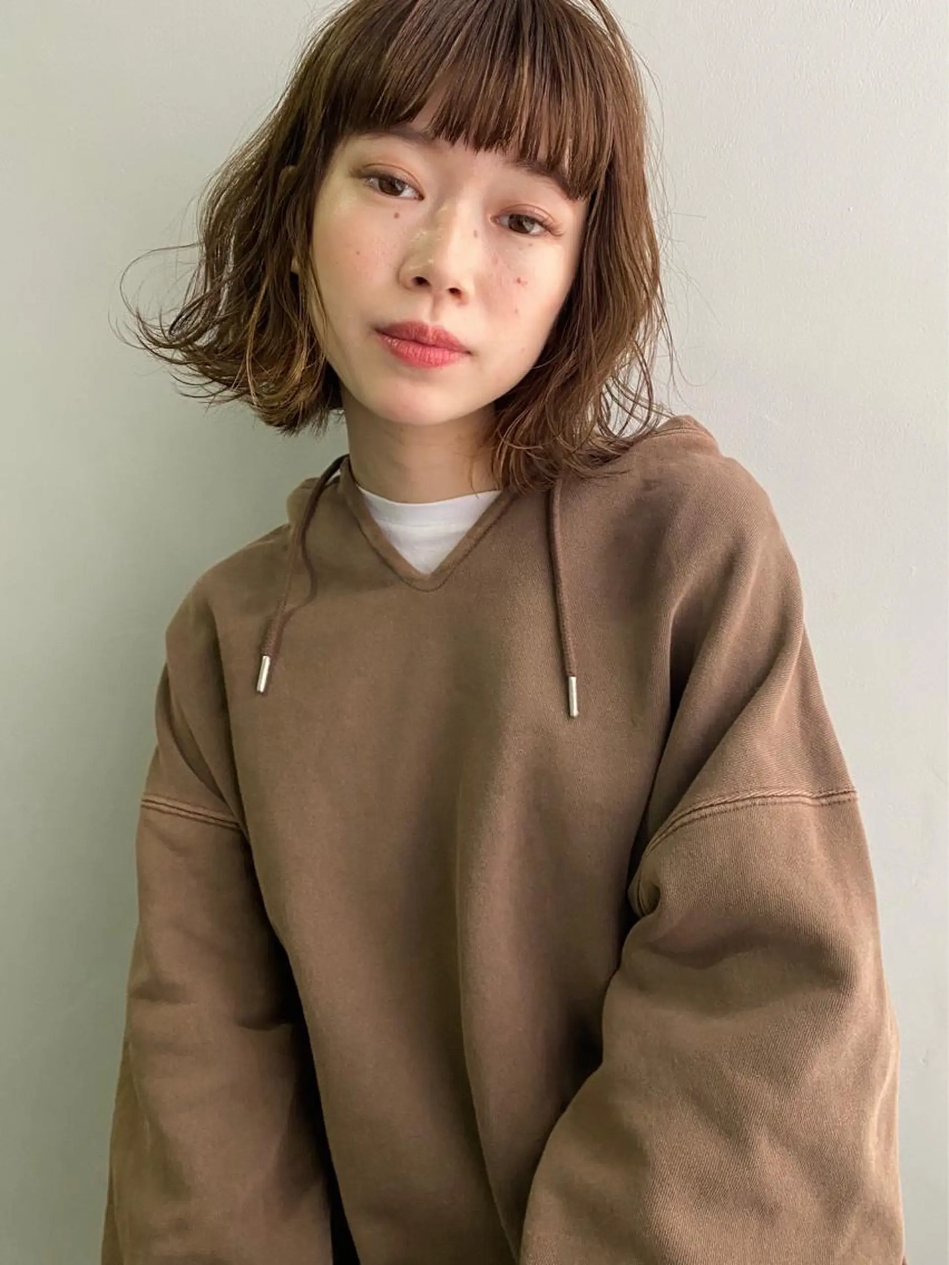 ミディアム カラー パーマ 当日予約大歓迎💗 依田瑞希のヘアスタイル