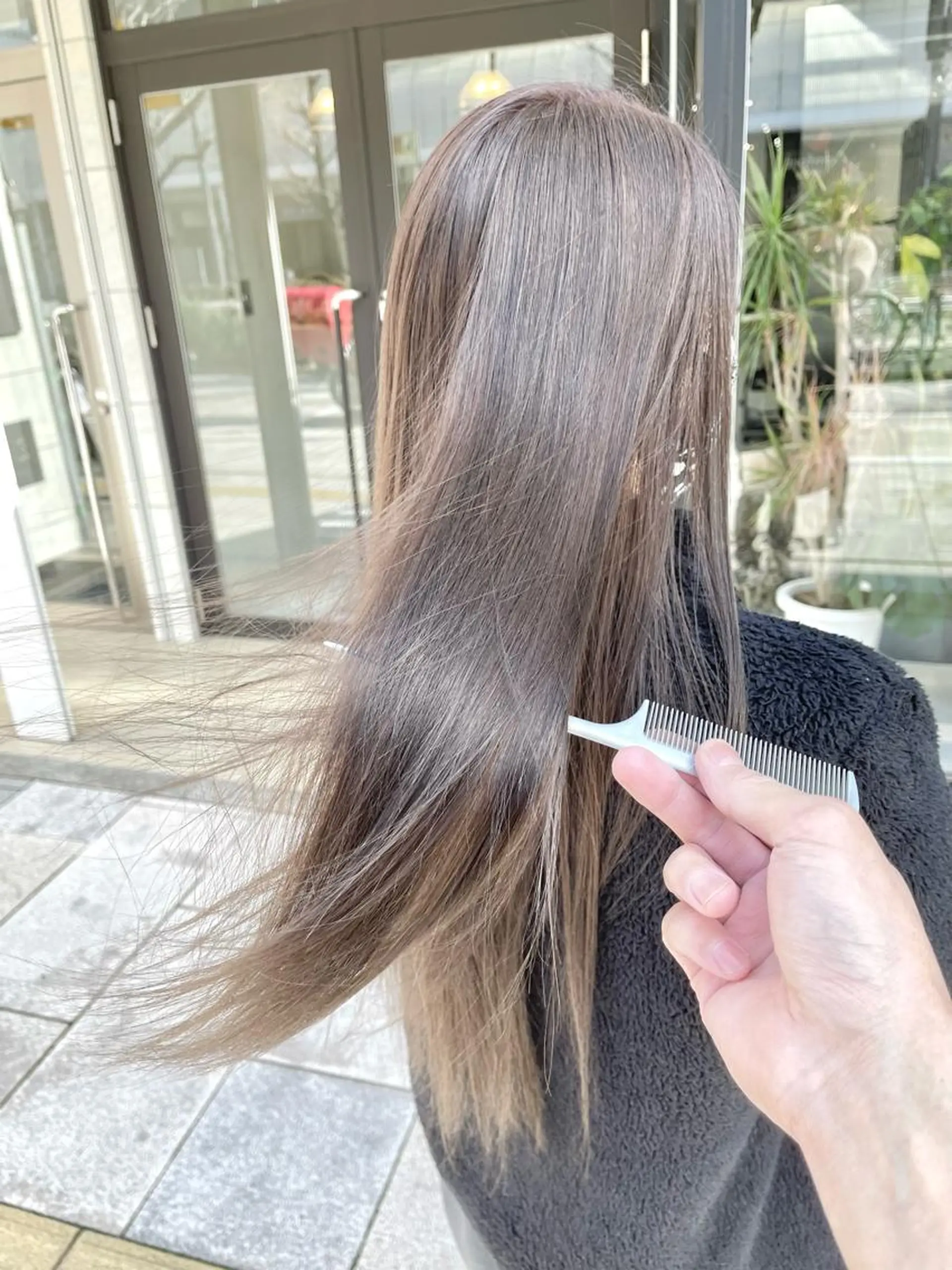 ロング カラー ヘアアレンジ アディクシーカラー ブリーチ ケアブリーチ ダブルカラー ヘアカラー トリートメント 縮毛矯正/美髪 髪質改善/石田幸輔のヘアスタイル