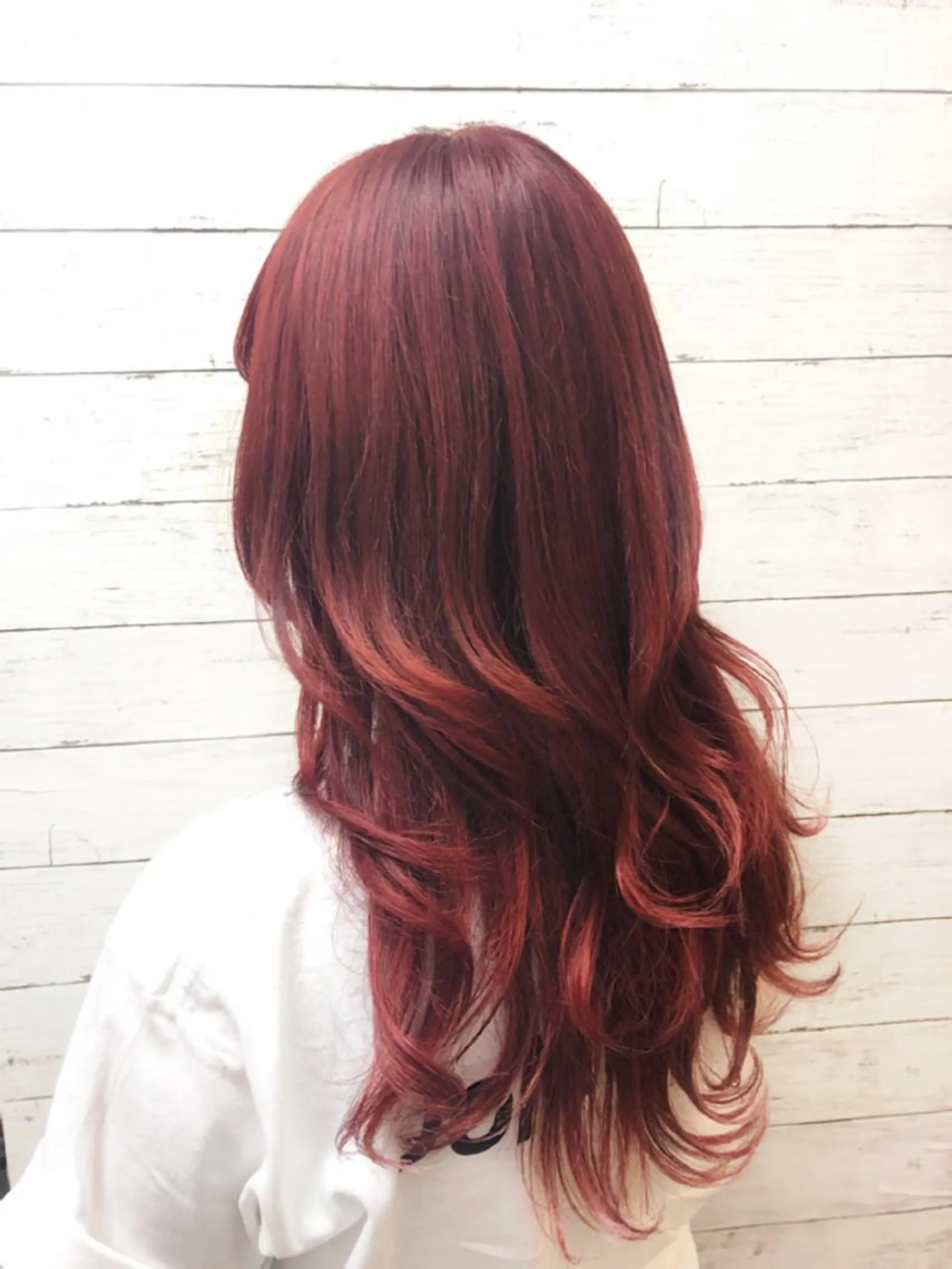 ロング カラー ヘアカラー トリートメント ヘアセット 韓国ヘア🤍髪質改善 🇰🇷AKANEのヘアスタイル