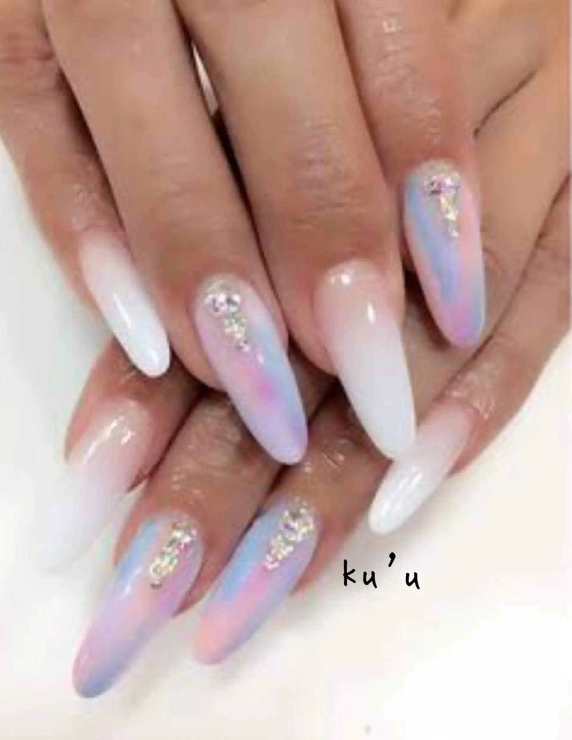 ロング ネイル salon kuuのネイルデザイン