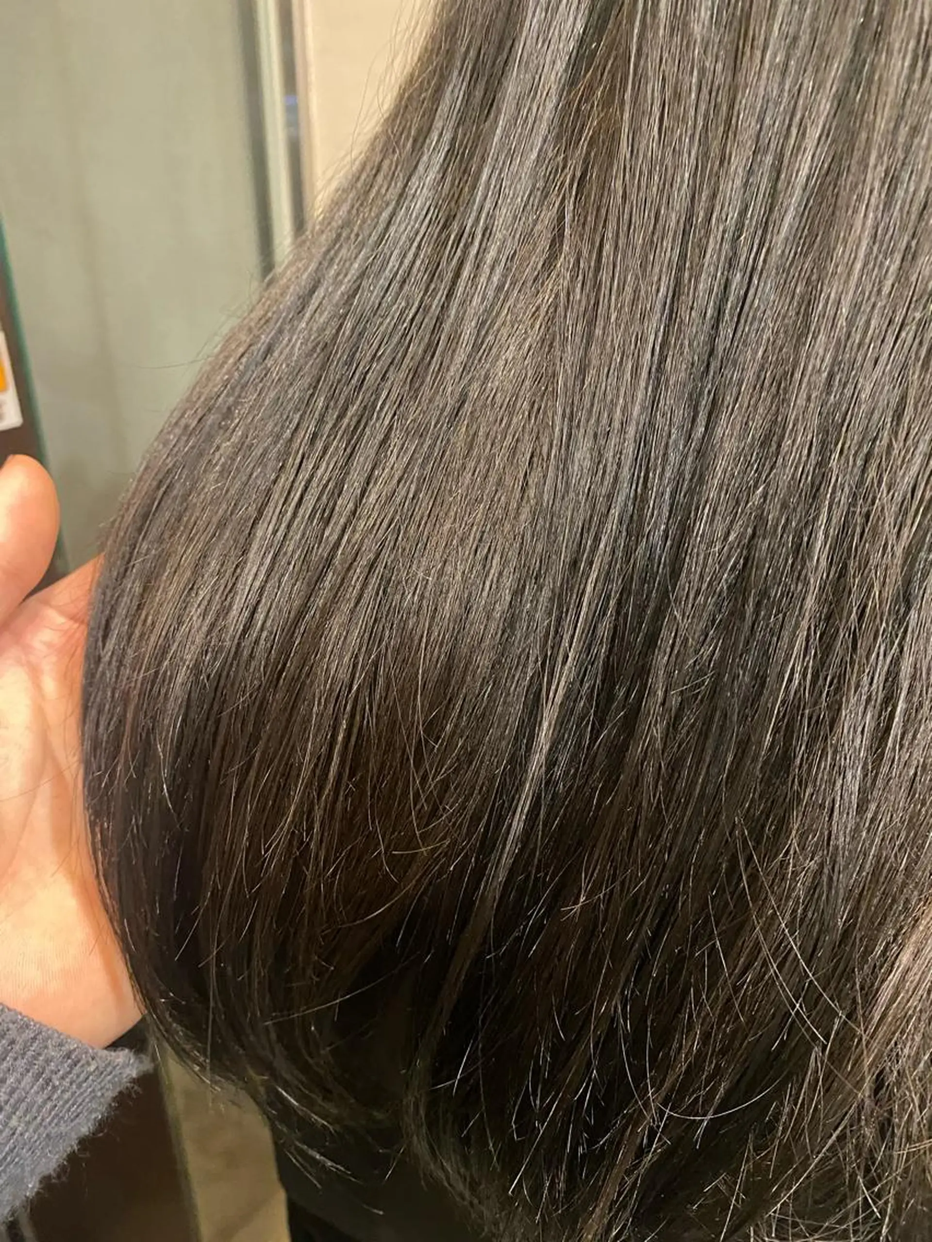 ロング カラー 金ウンス 髪質改善カラーのヘアスタイル