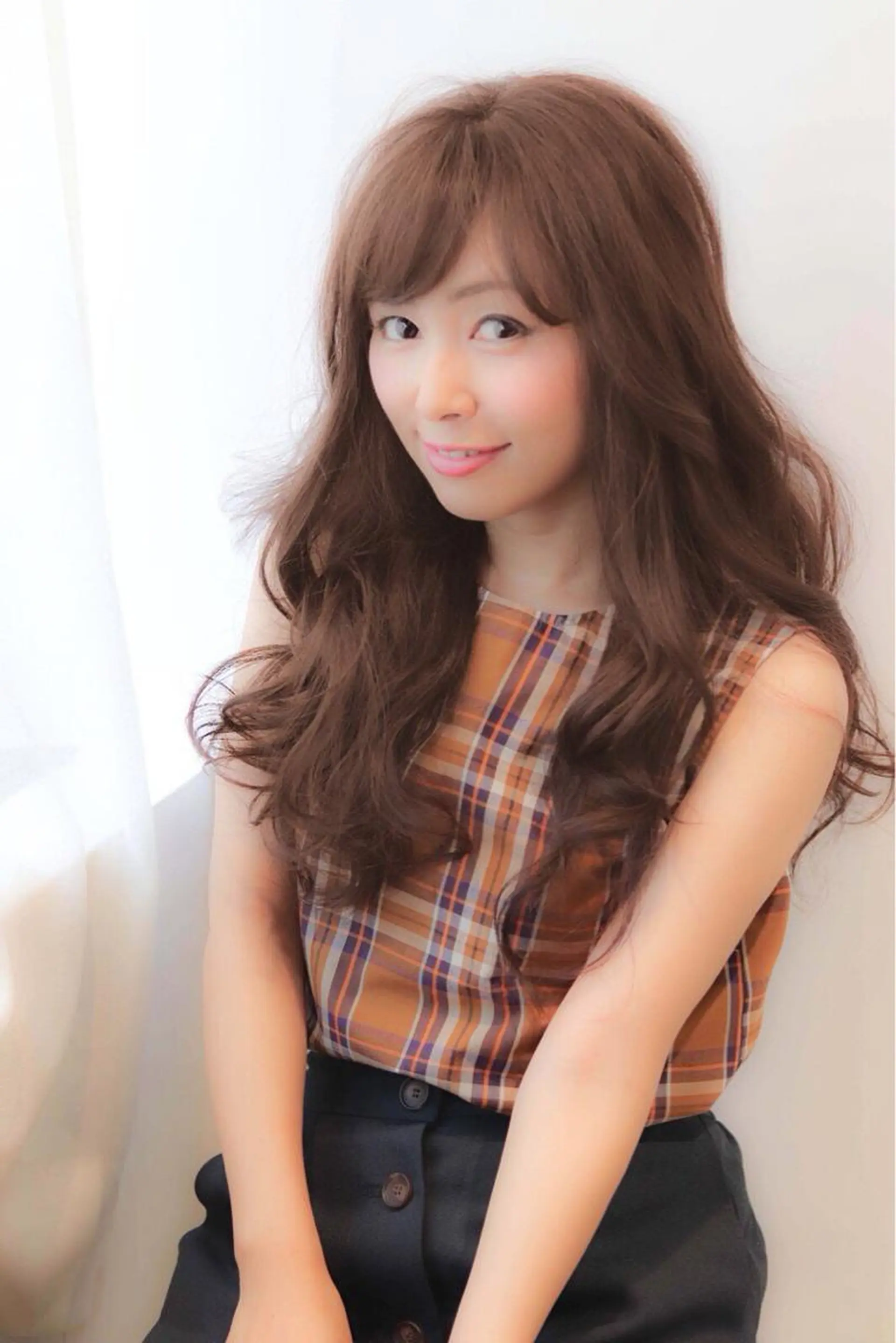 ロング カラー パーマ バレイヤージュ 黒髪 グラデーションカラー グレージュ ハイライトカラー カット ヘアカラー パーマ トリートメント 髪質改善🌈縮毛矯正 荻原　達矢のヘアスタイル