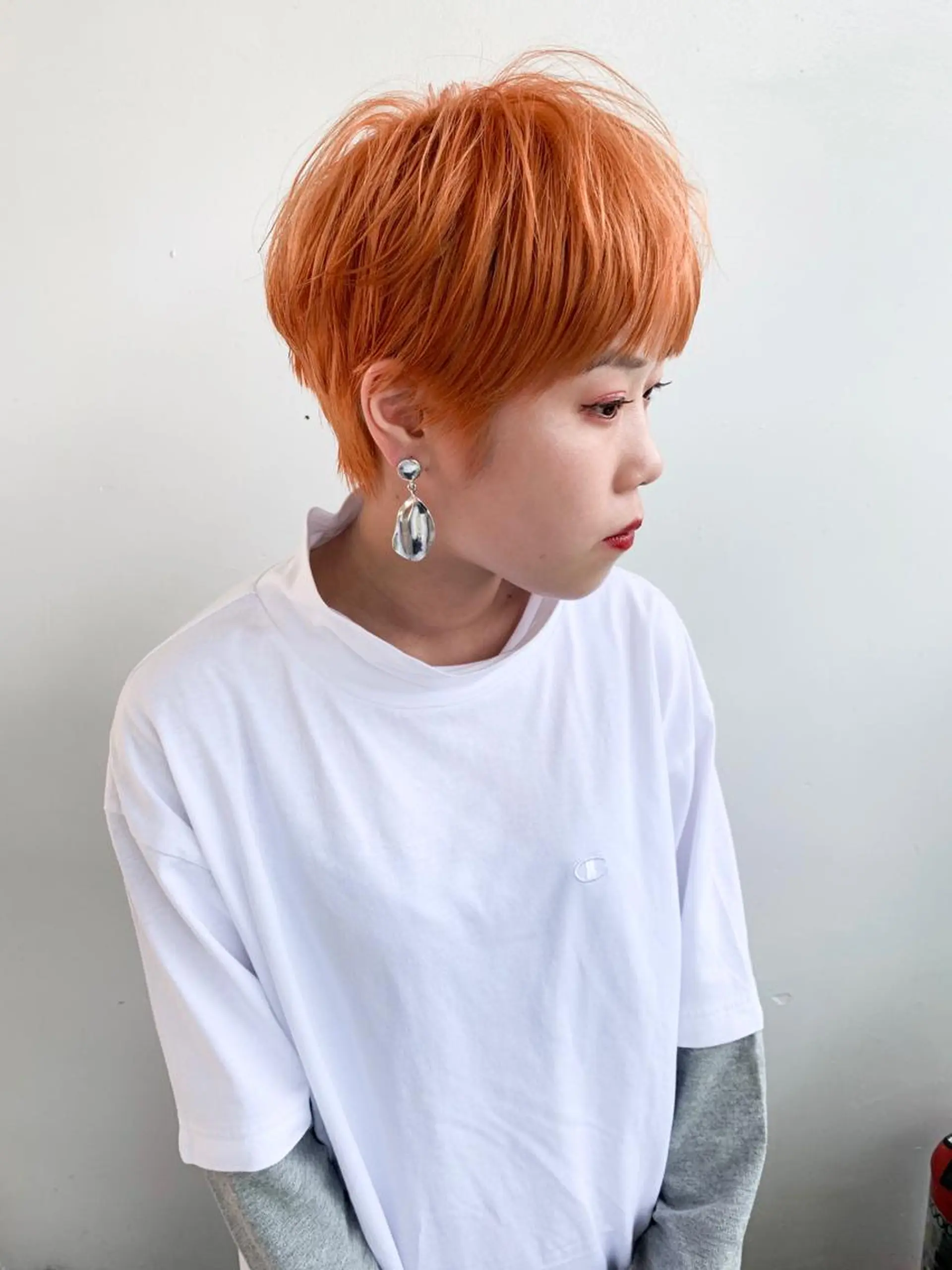 ショート カラー ブリーチ カット ヘアカラー トリートメント ショート/レイヤー なら石井知希のヘアスタイル