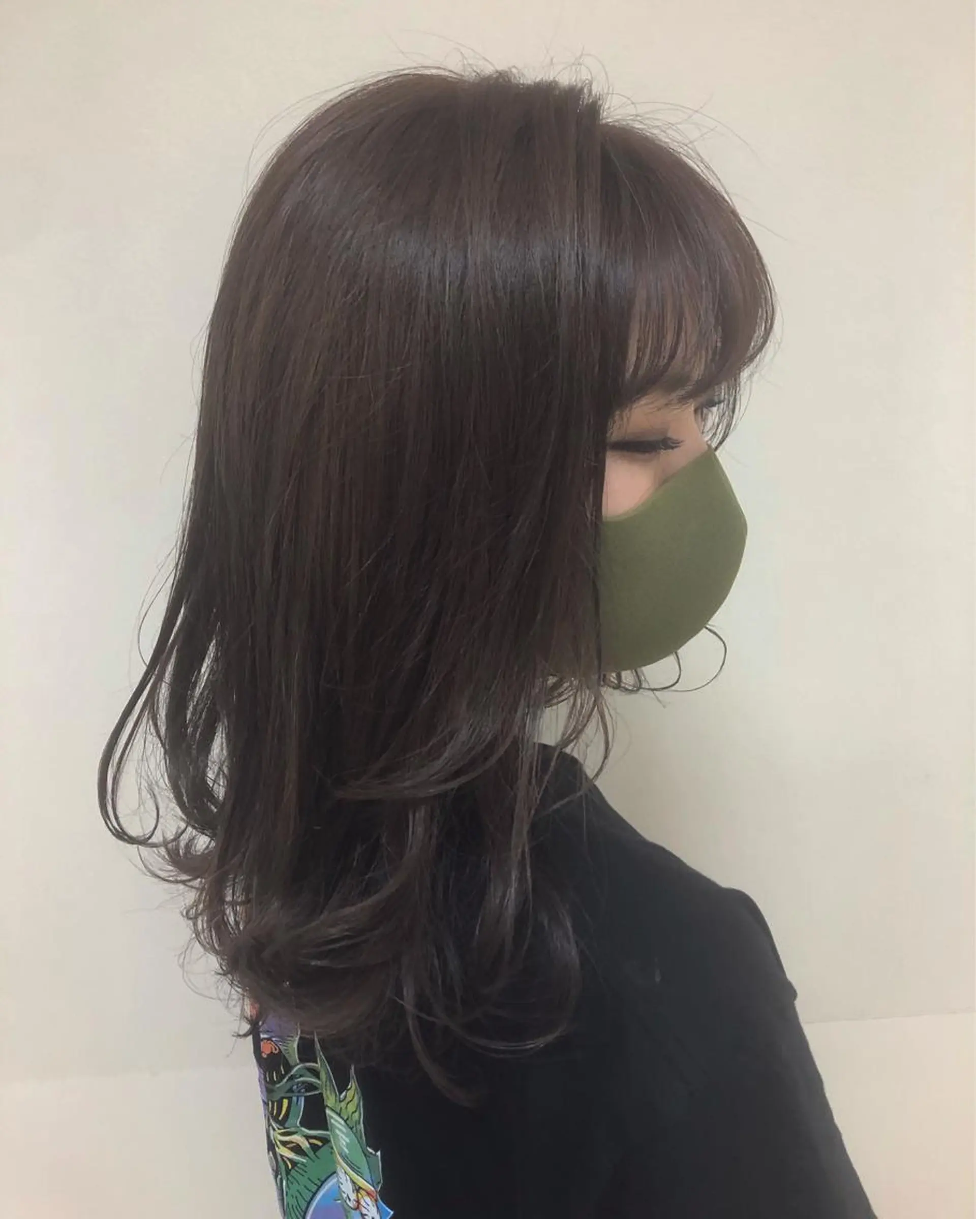 セミロング カラー ヘアアレンジ 透明感カラー グレージュ シアーグレージュ enurk店 🍋 M I K U  *のその他イメージ