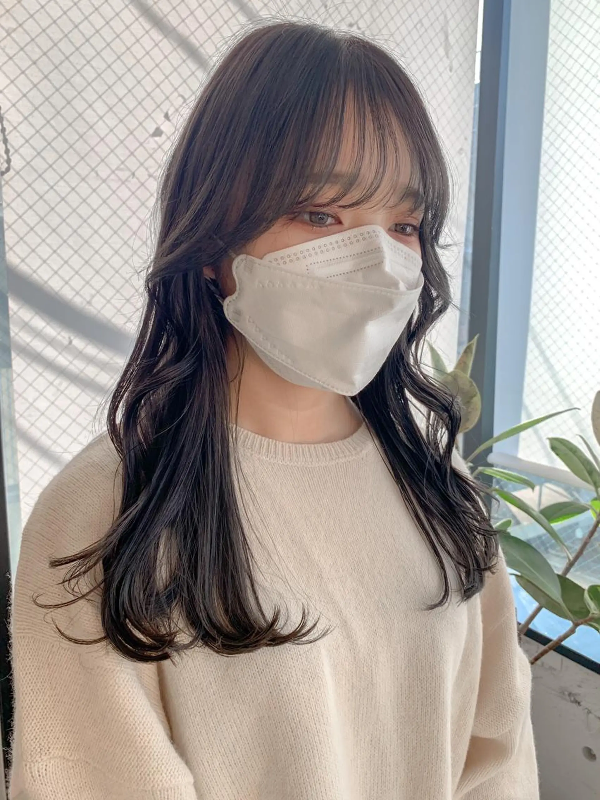 ロング カラー ヘアアレンジ 透明感カラー グレージュ ヘアカラー トリートメント yuka .のヘアスタイル