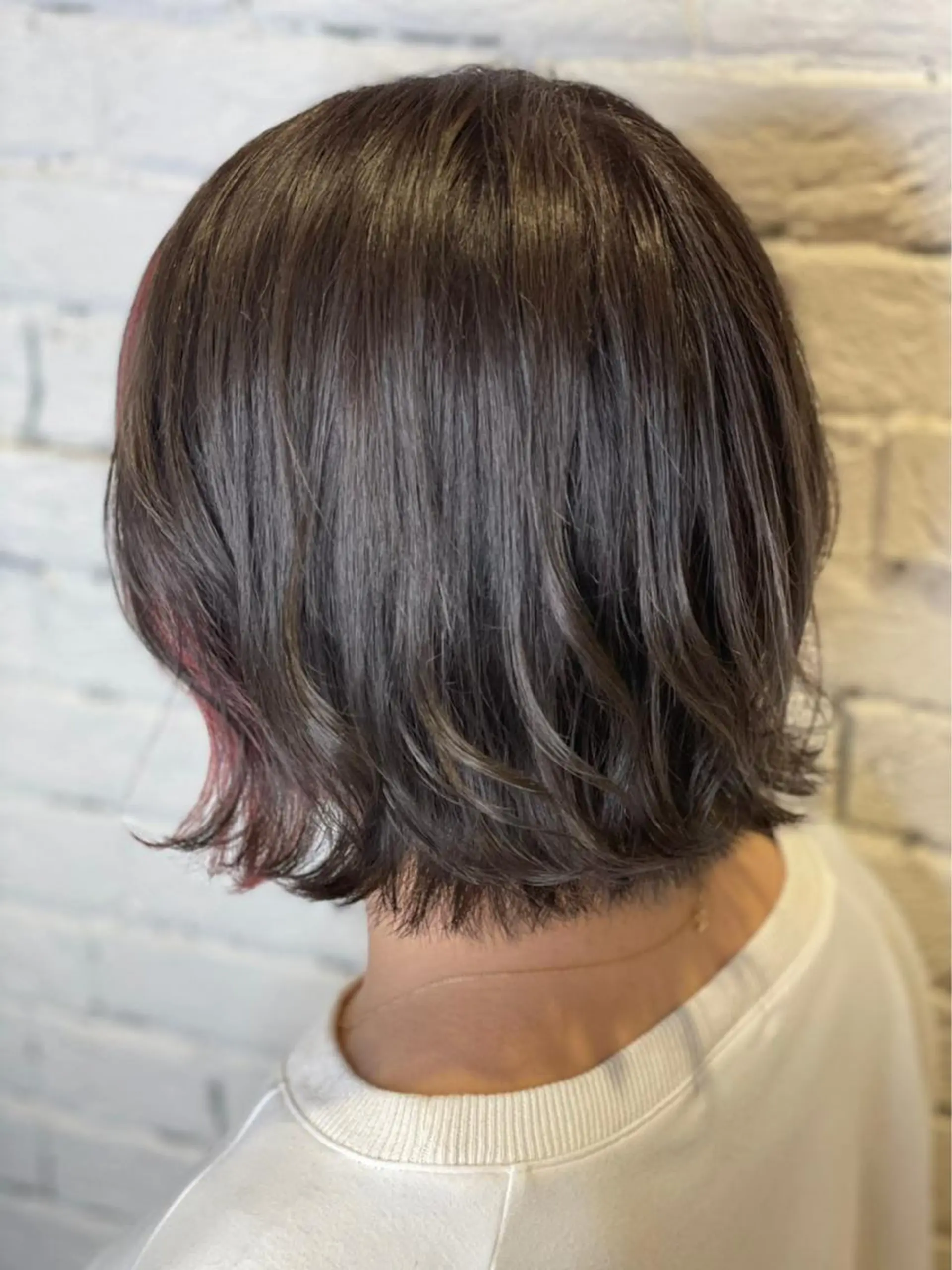 カラー 前田 輝のヘアスタイル